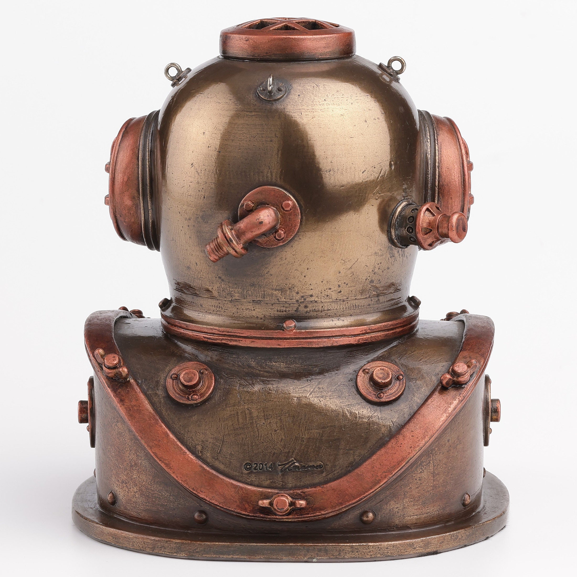 Diving Helmet Clock (Mbz + Copper)