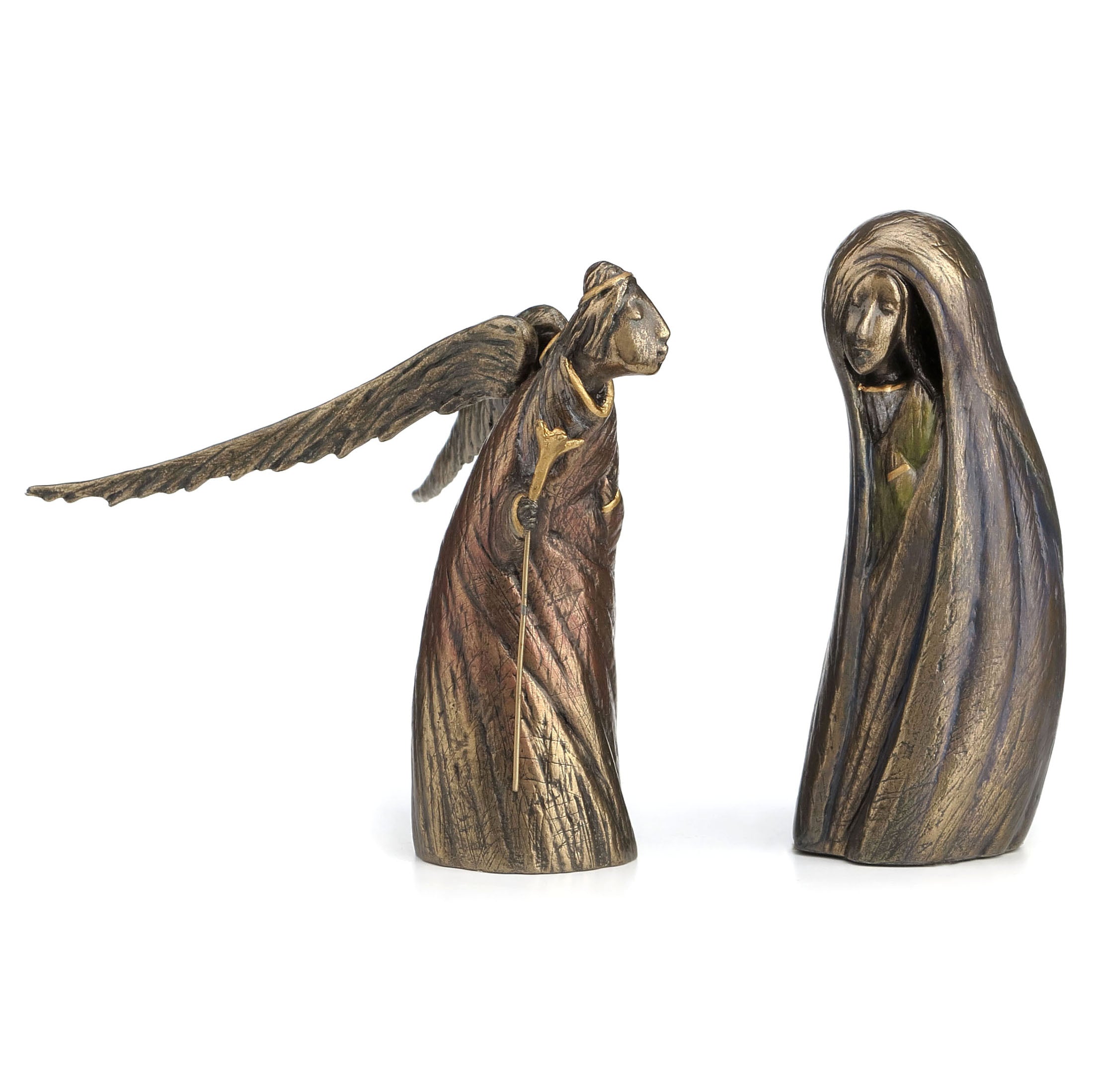 Annunciation By Ima Naroditskaya Virgin Mary + Gabriel (Mbz+Color)