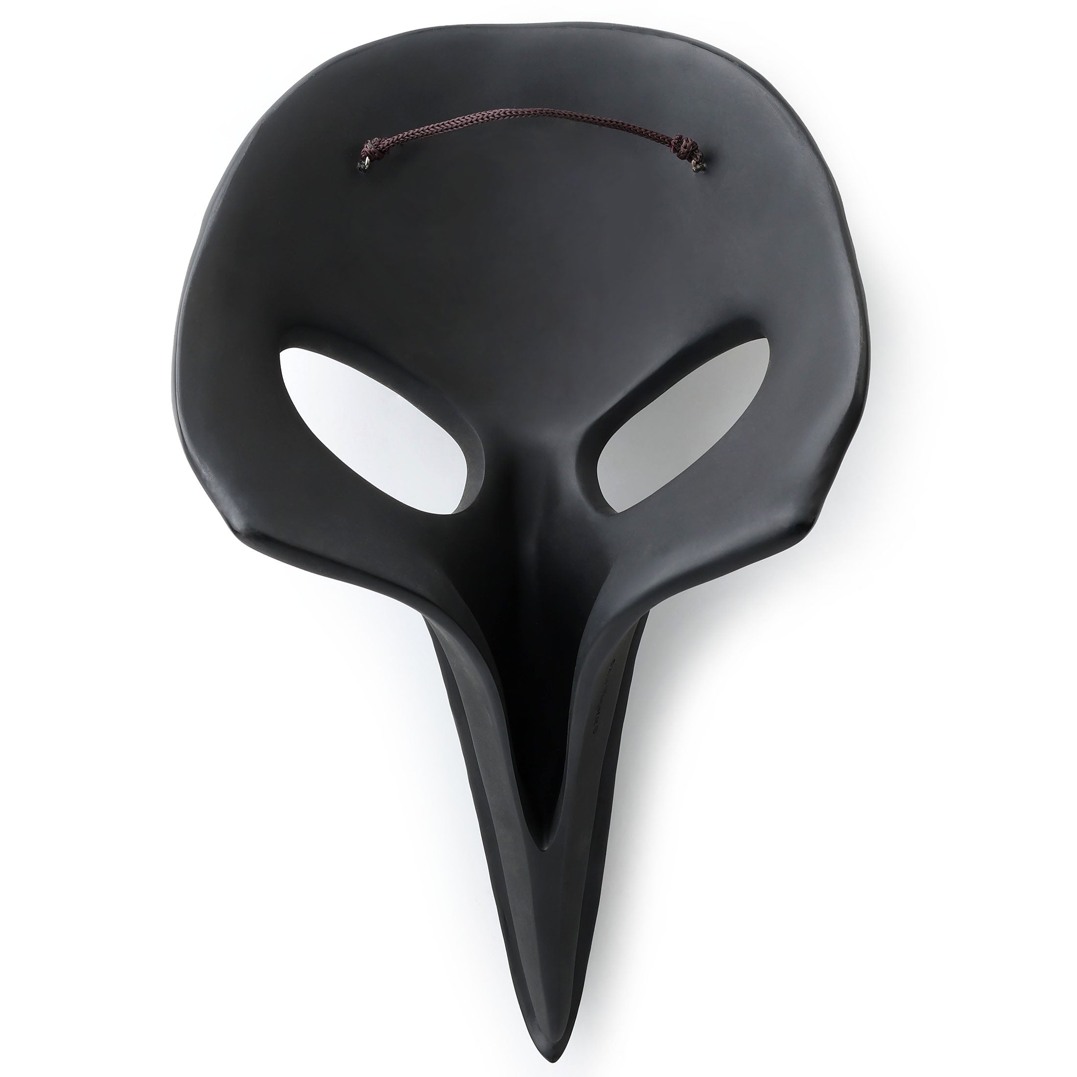 Patterned Crow Beak Mask Wall Plaque (Black)