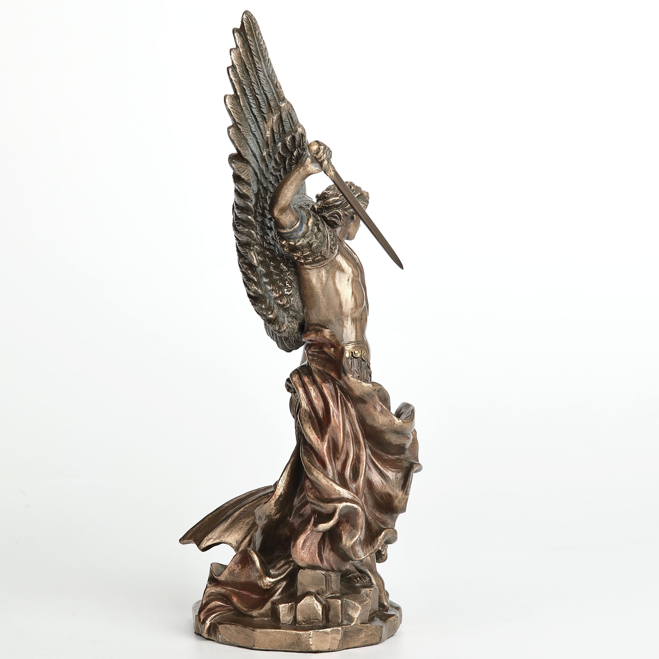 Saint Michael Standing Over Demon With Sword