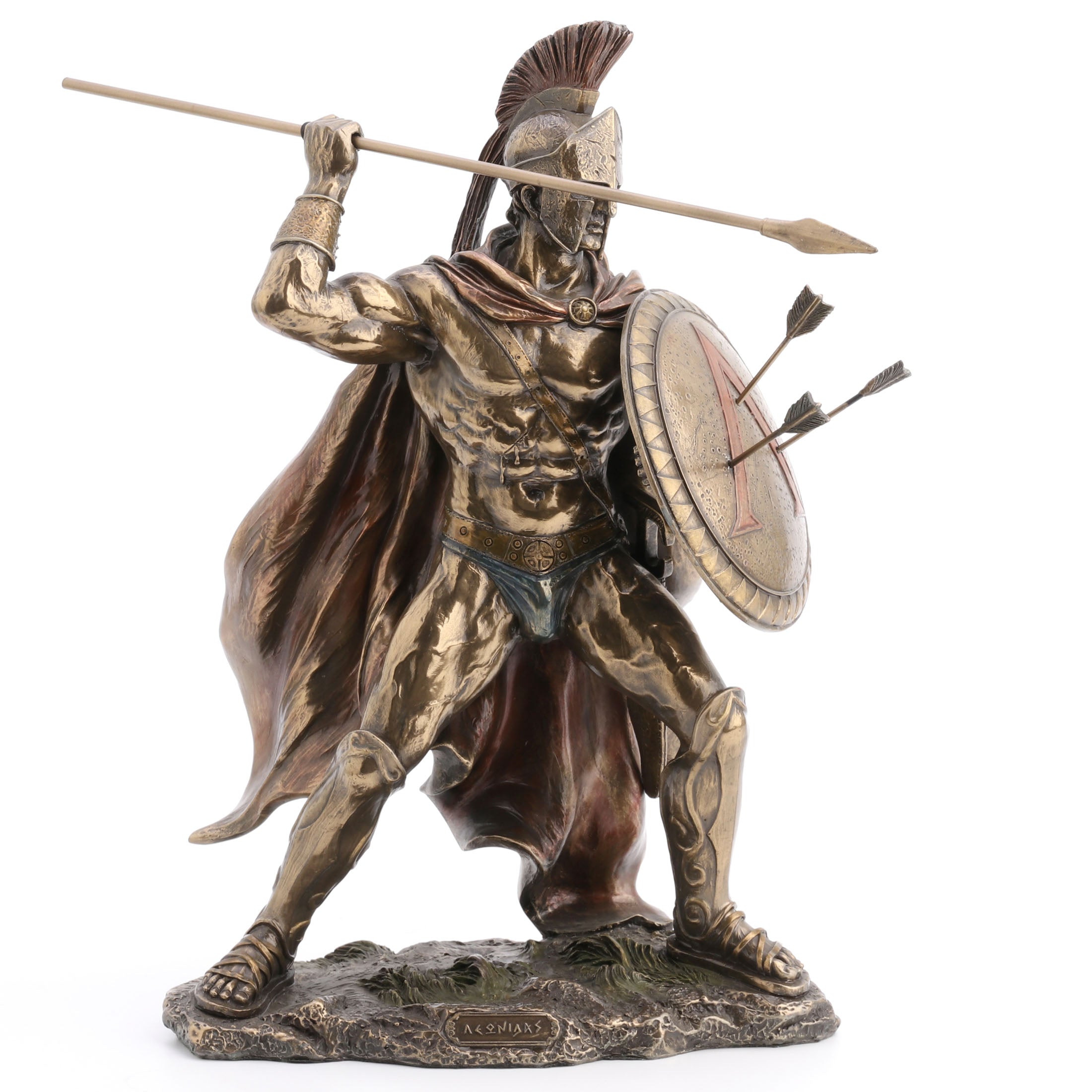 Leonidas With Spear And Shield