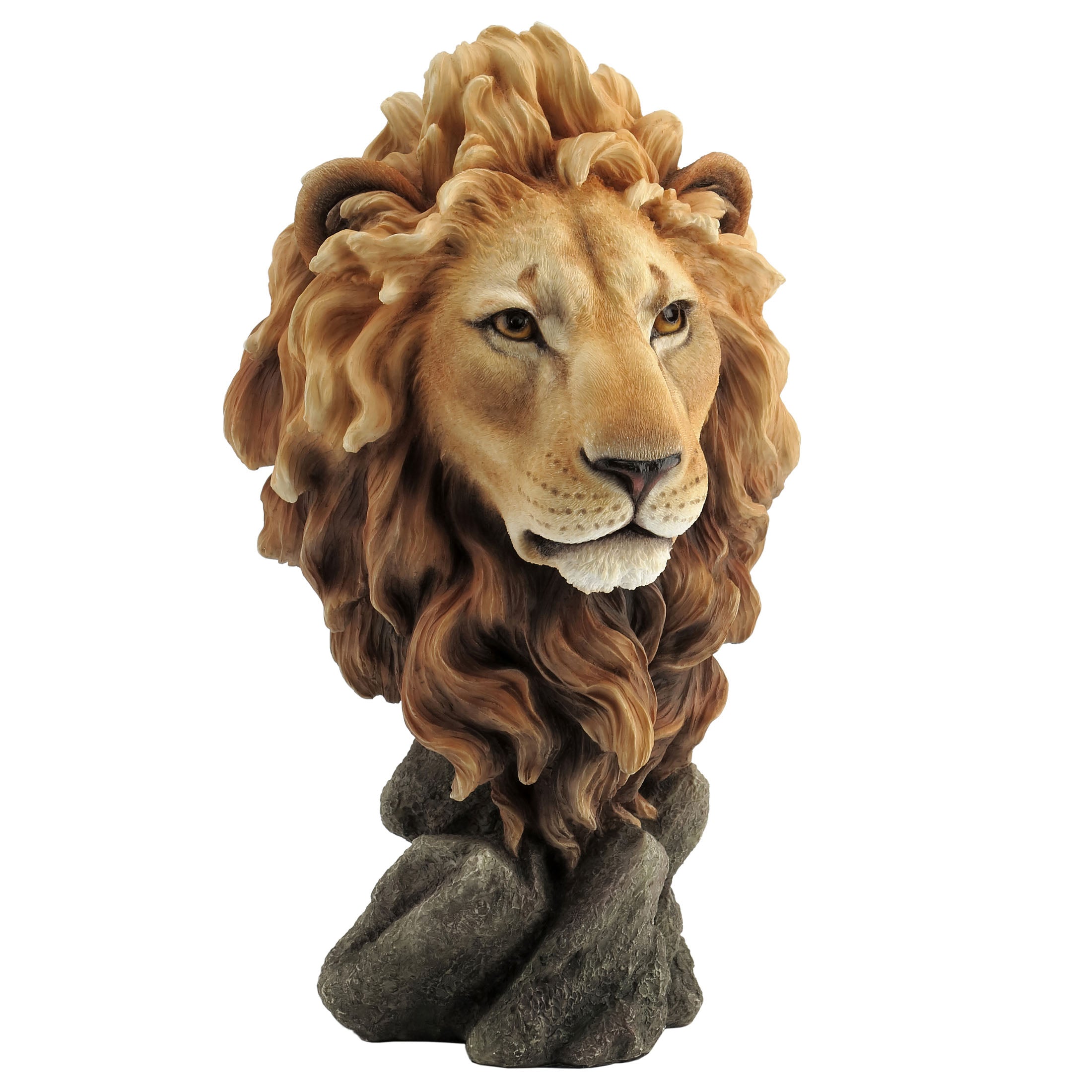 Lion Head Bust