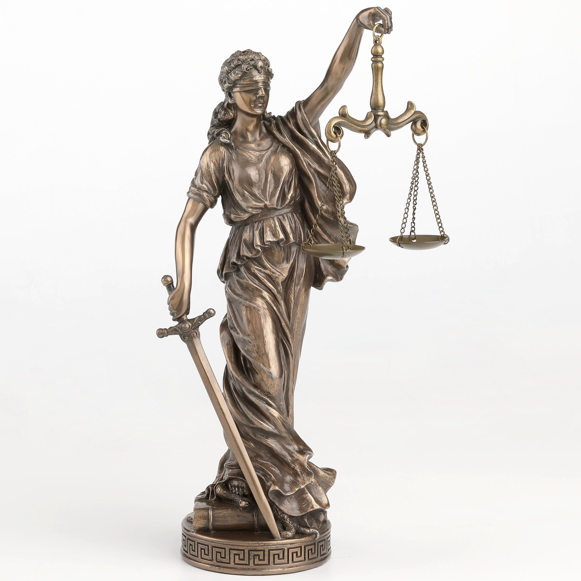 La Justice With Scale In Left Hand
