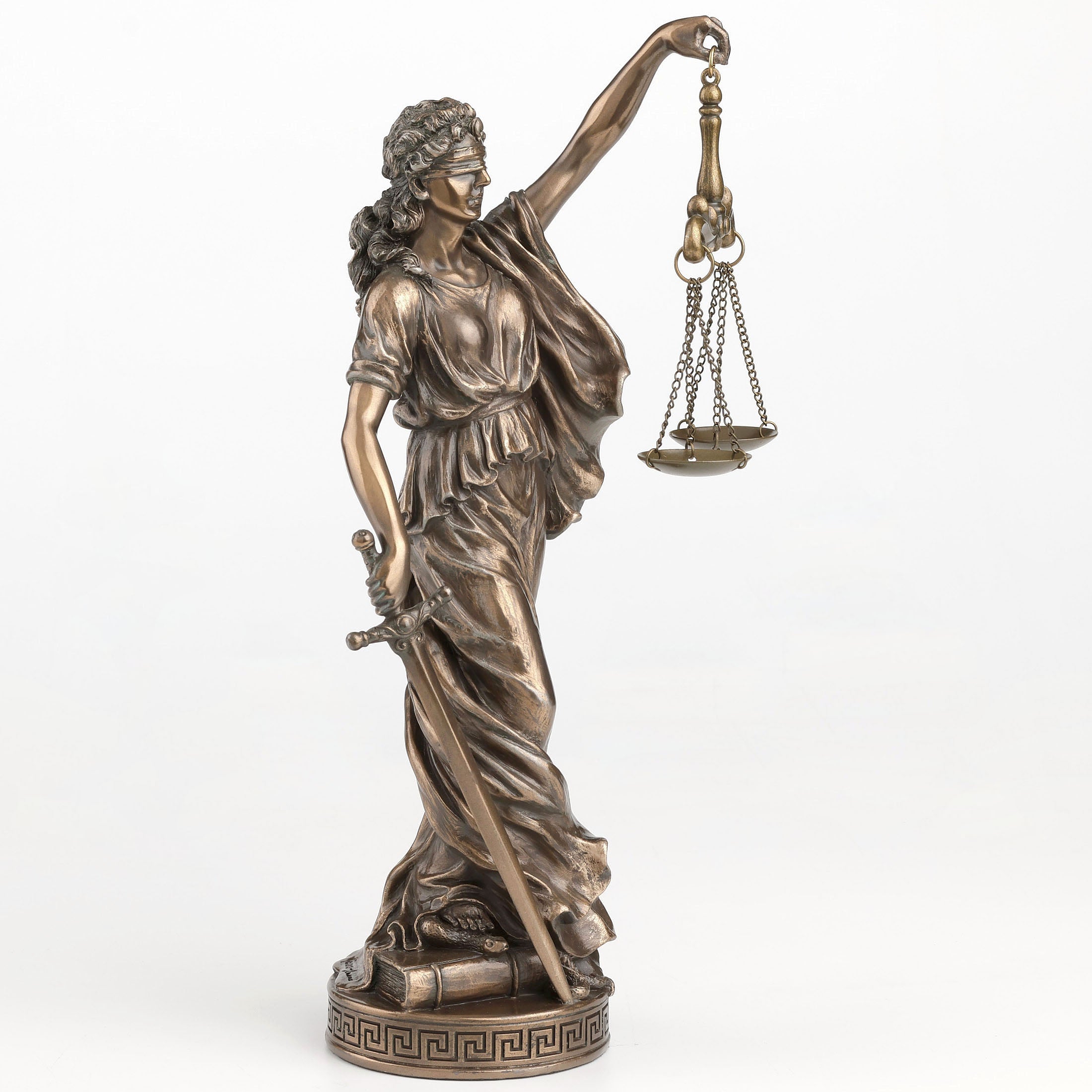La Justice With Scale In Left Hand