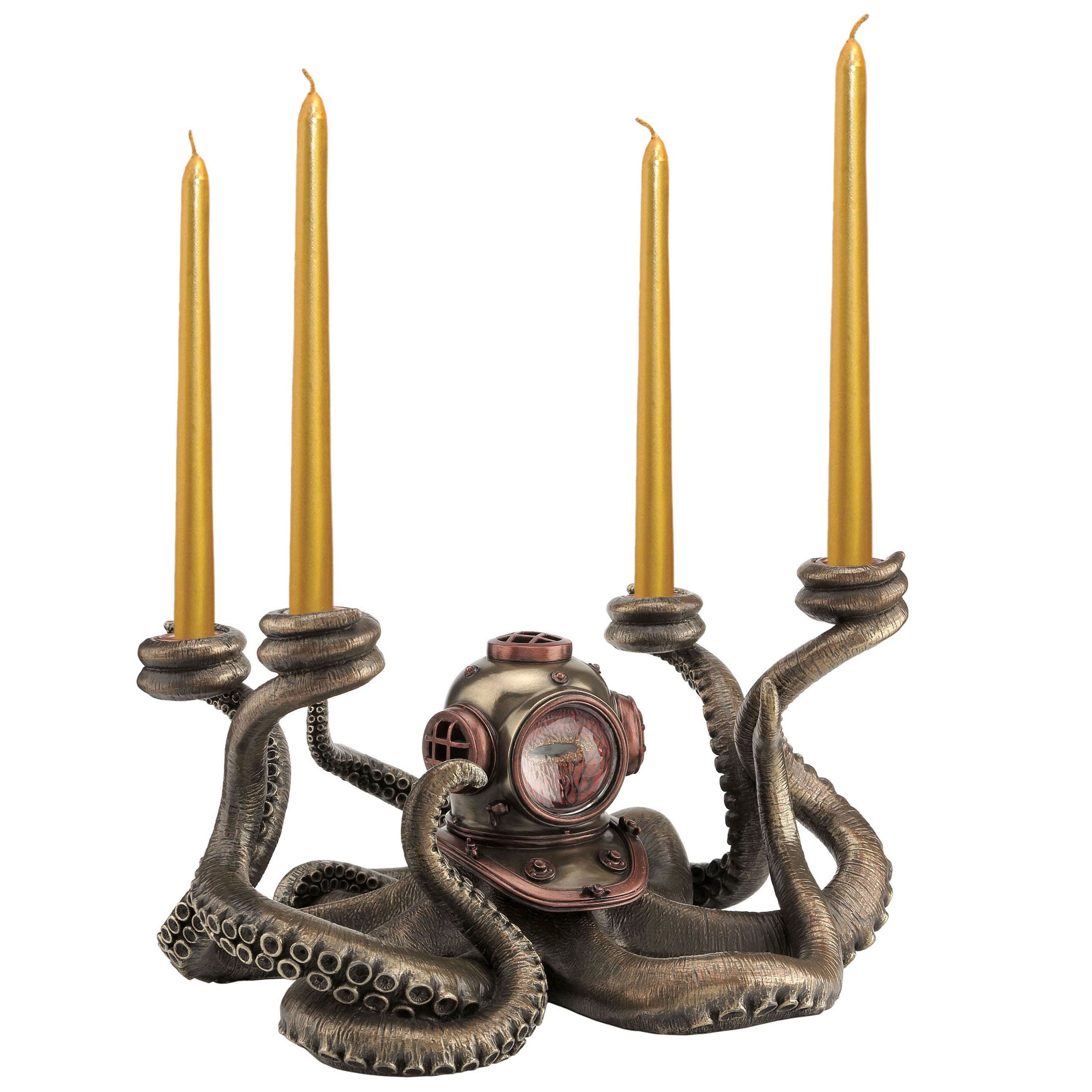 Steampunk Octopus Candelabrum