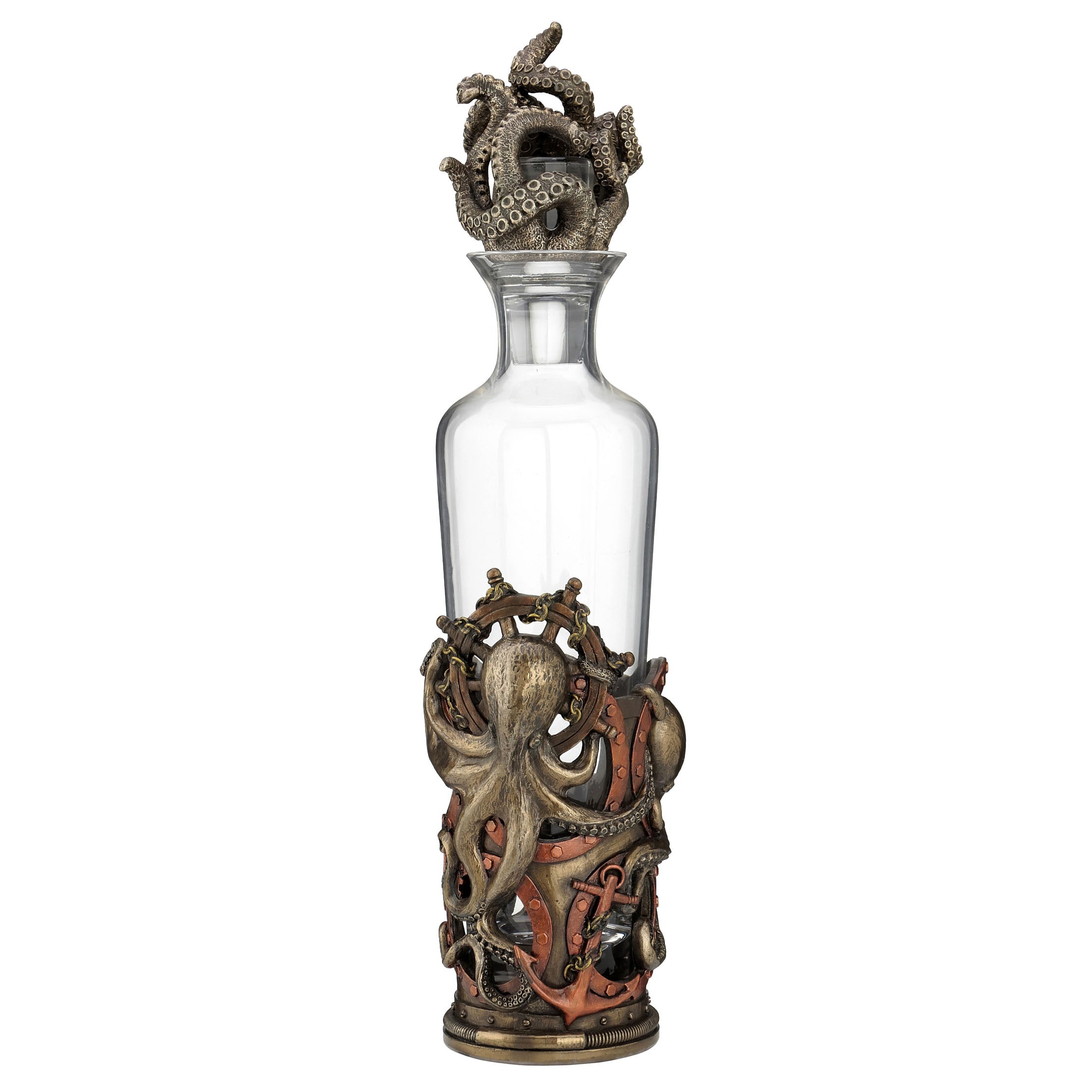 Steampunk Octopus Spirit Decanter