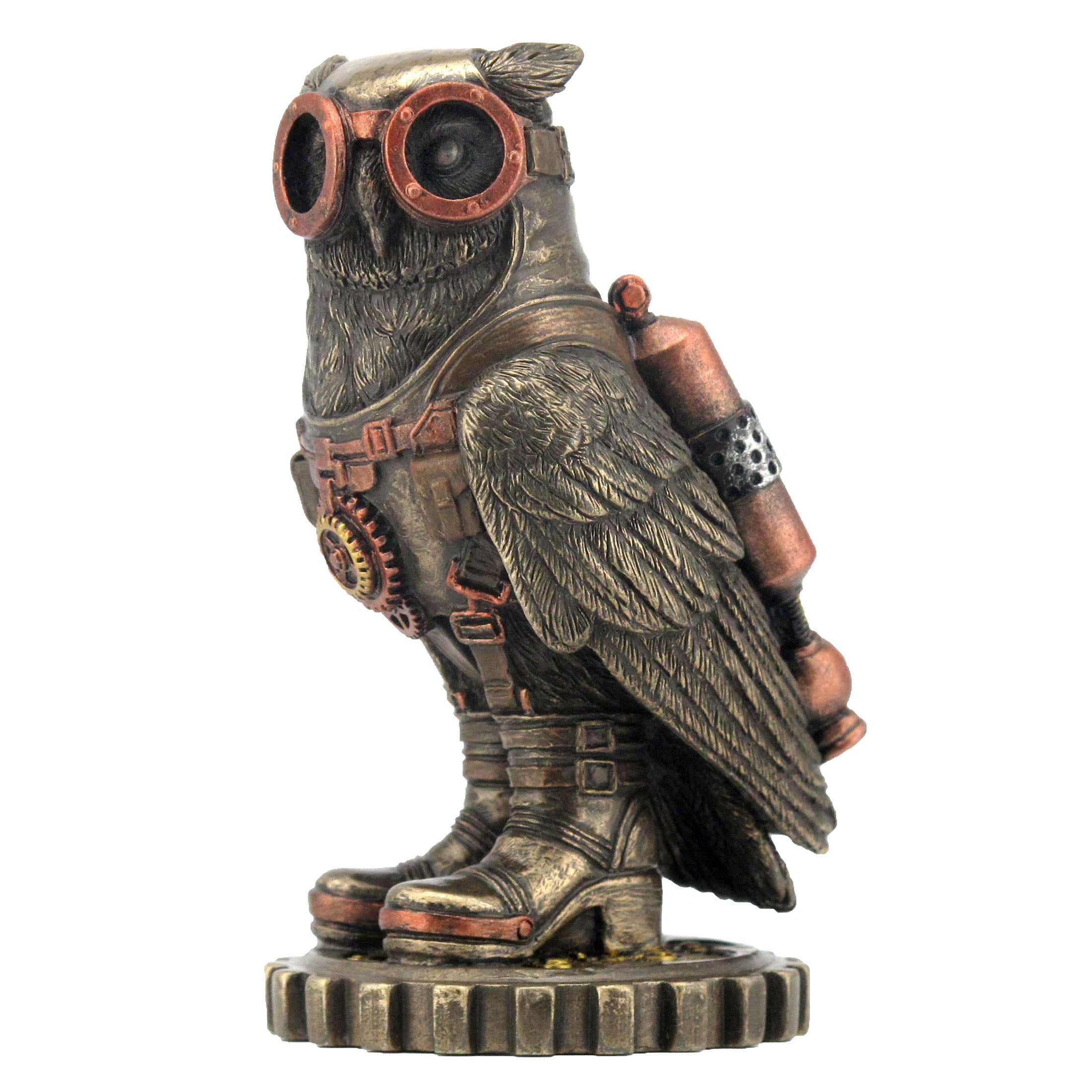 Steampunk Owl With Goggles And Jetpack