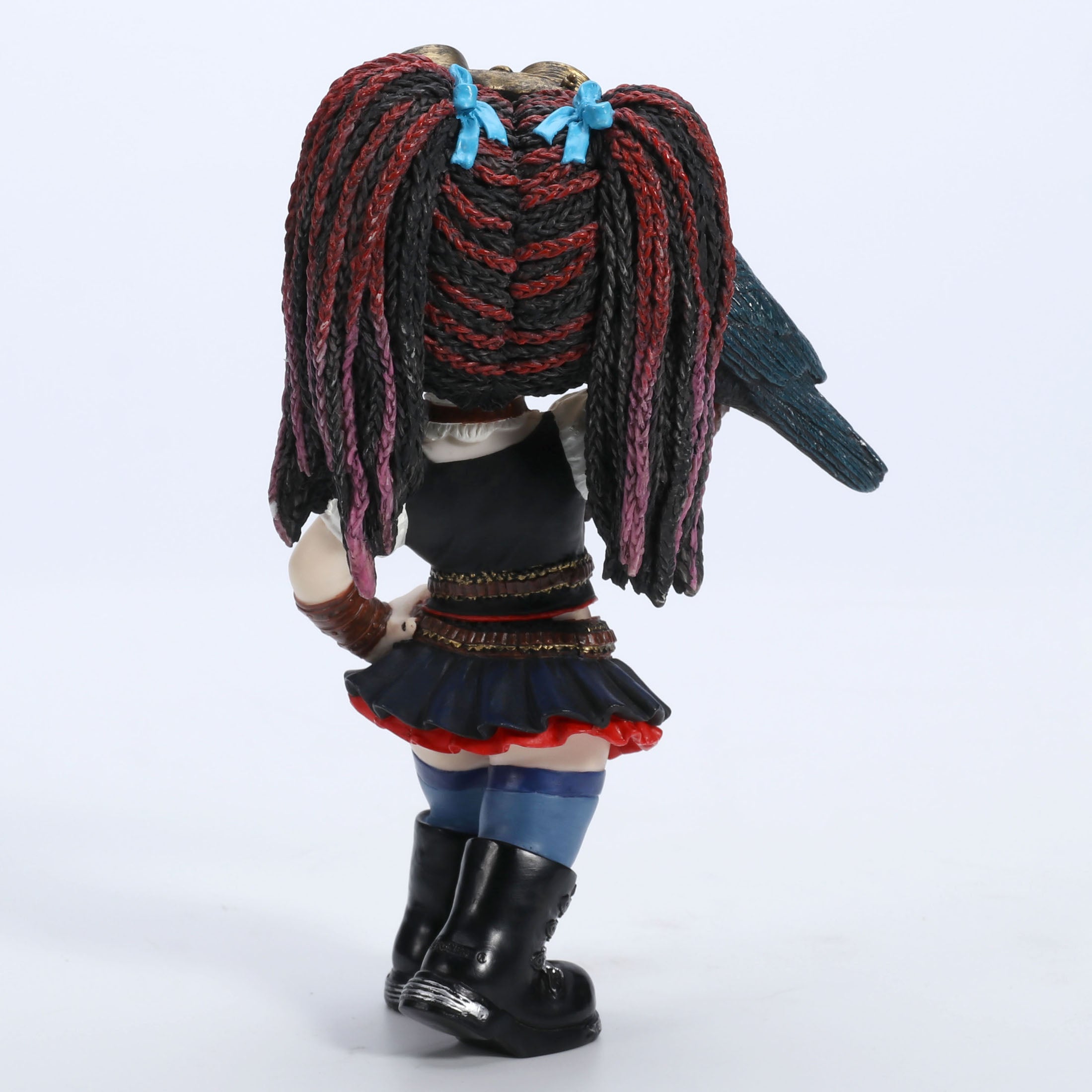 Cosplay Kid Steampunk Day Of The Dead Kid Holding A Crow