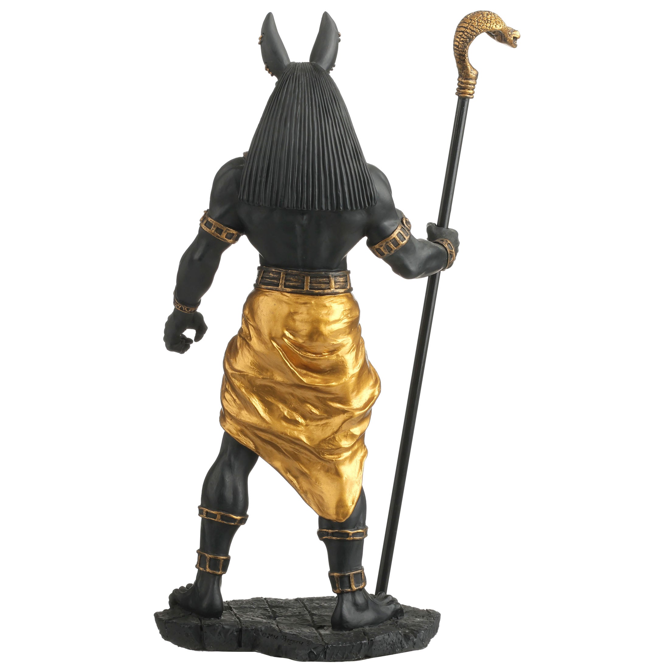 Anubis Holding Cobra Head Scepter