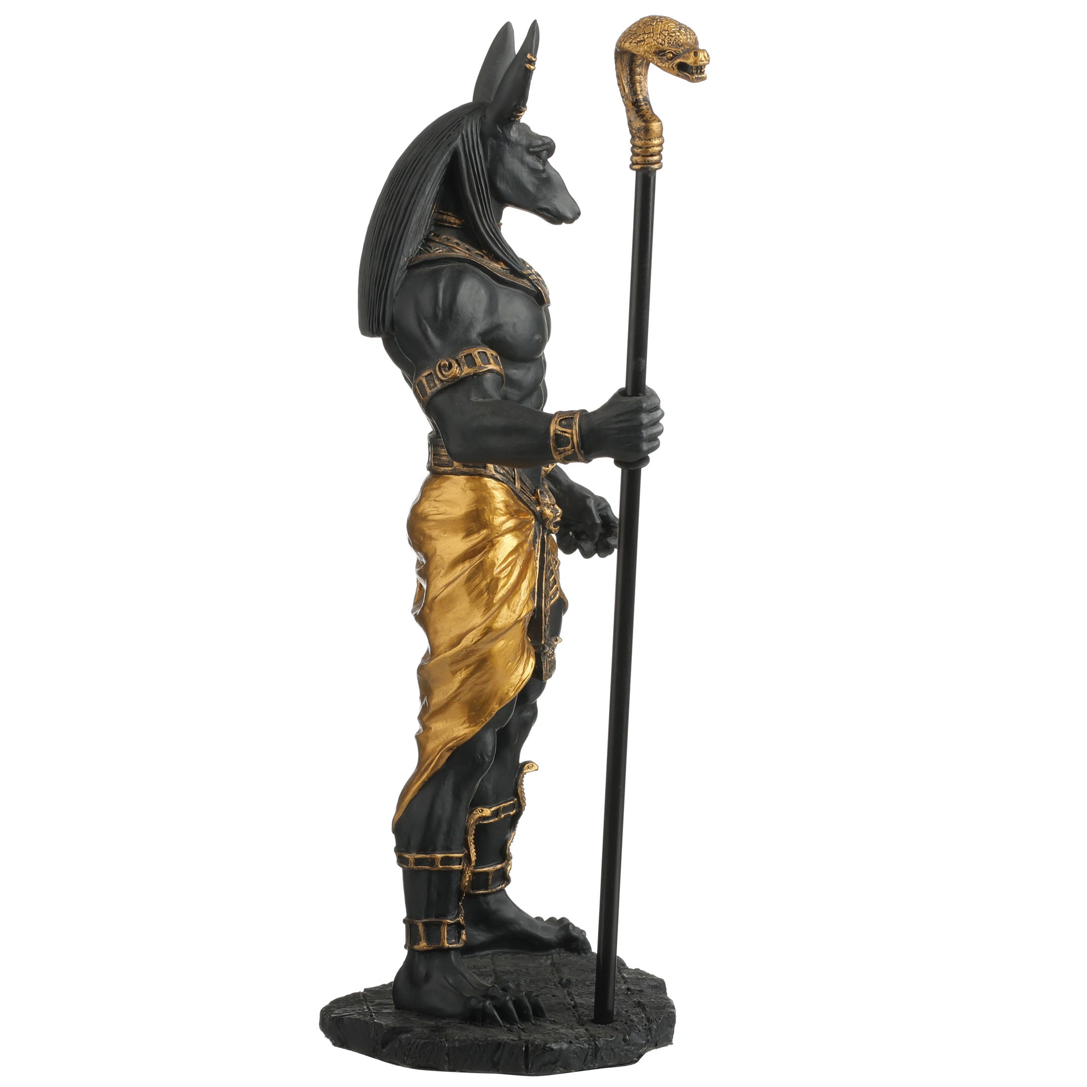 Anubis Holding Cobra Head Scepter