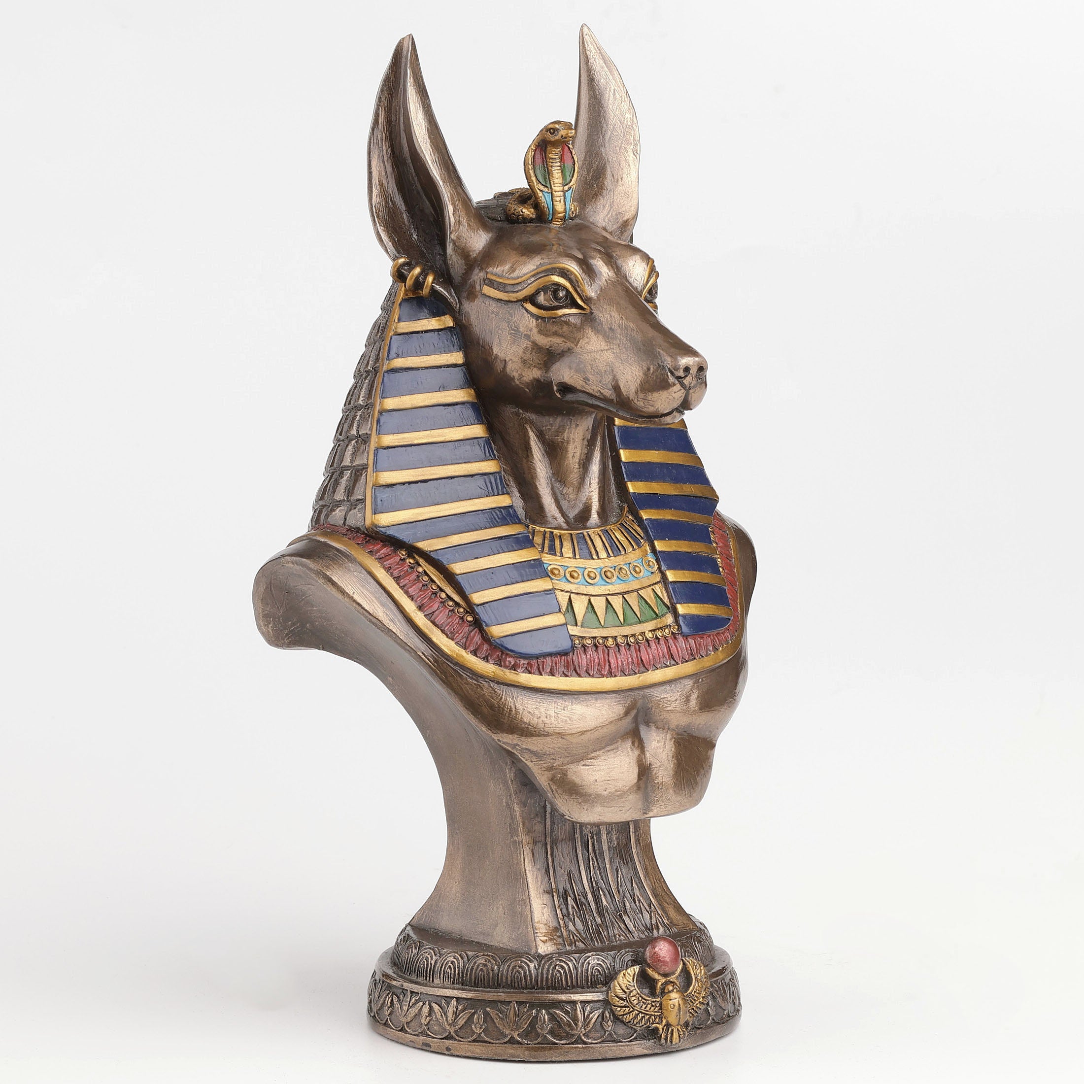 Anubis Bust On Plinth