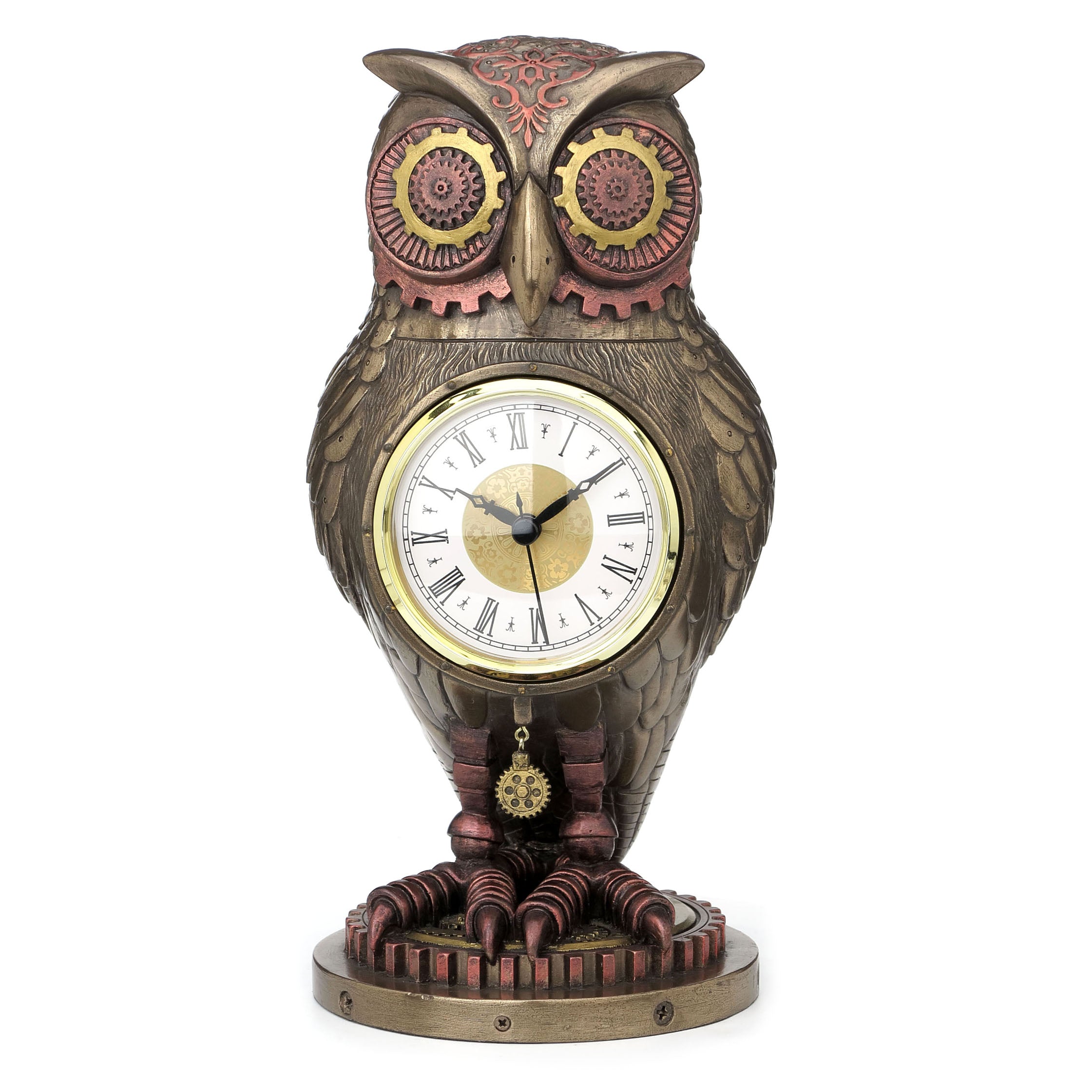 Steampunk Owl Clock
