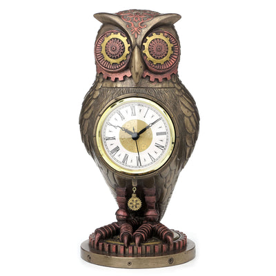 Steampunk Owl Clock