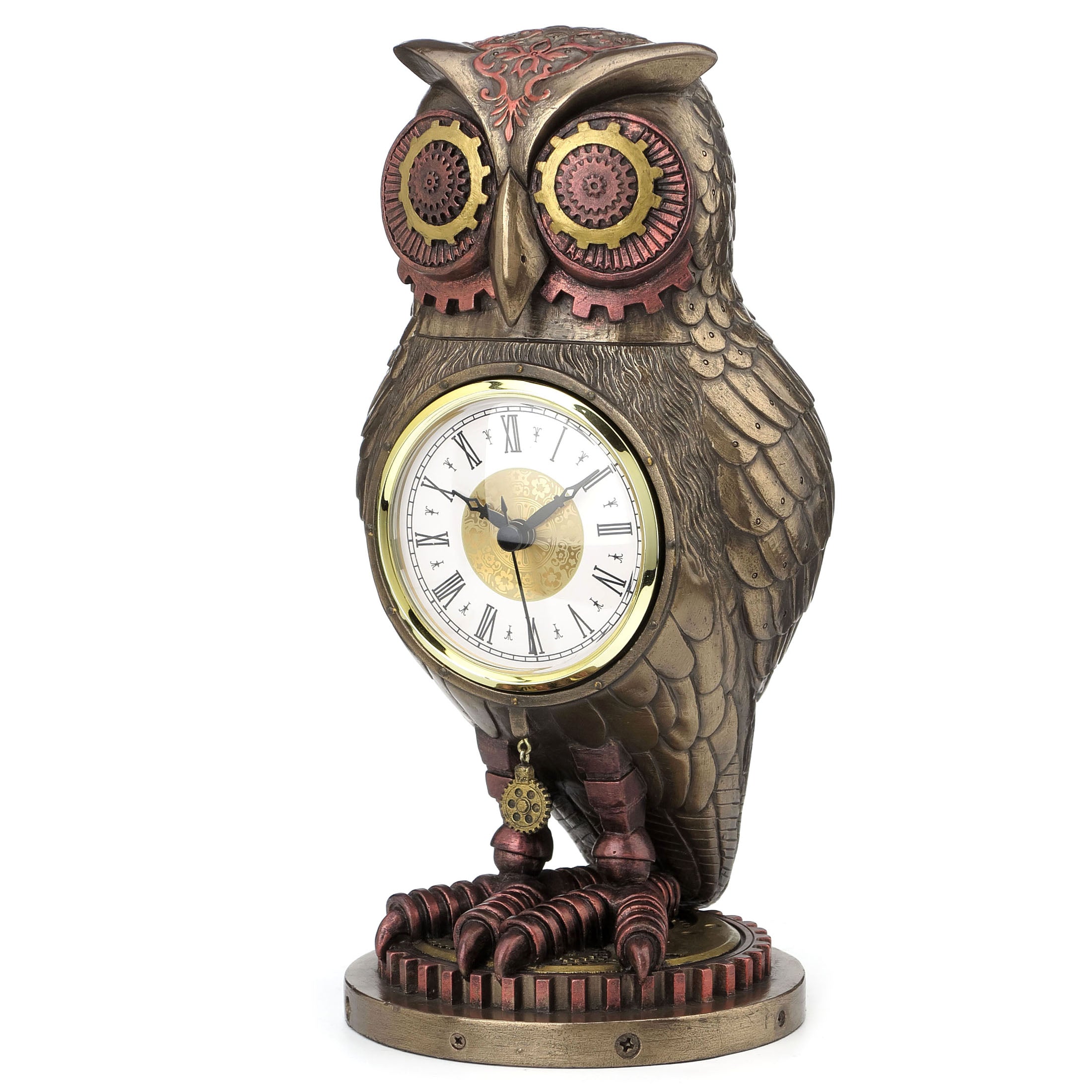 Steampunk Owl Clock