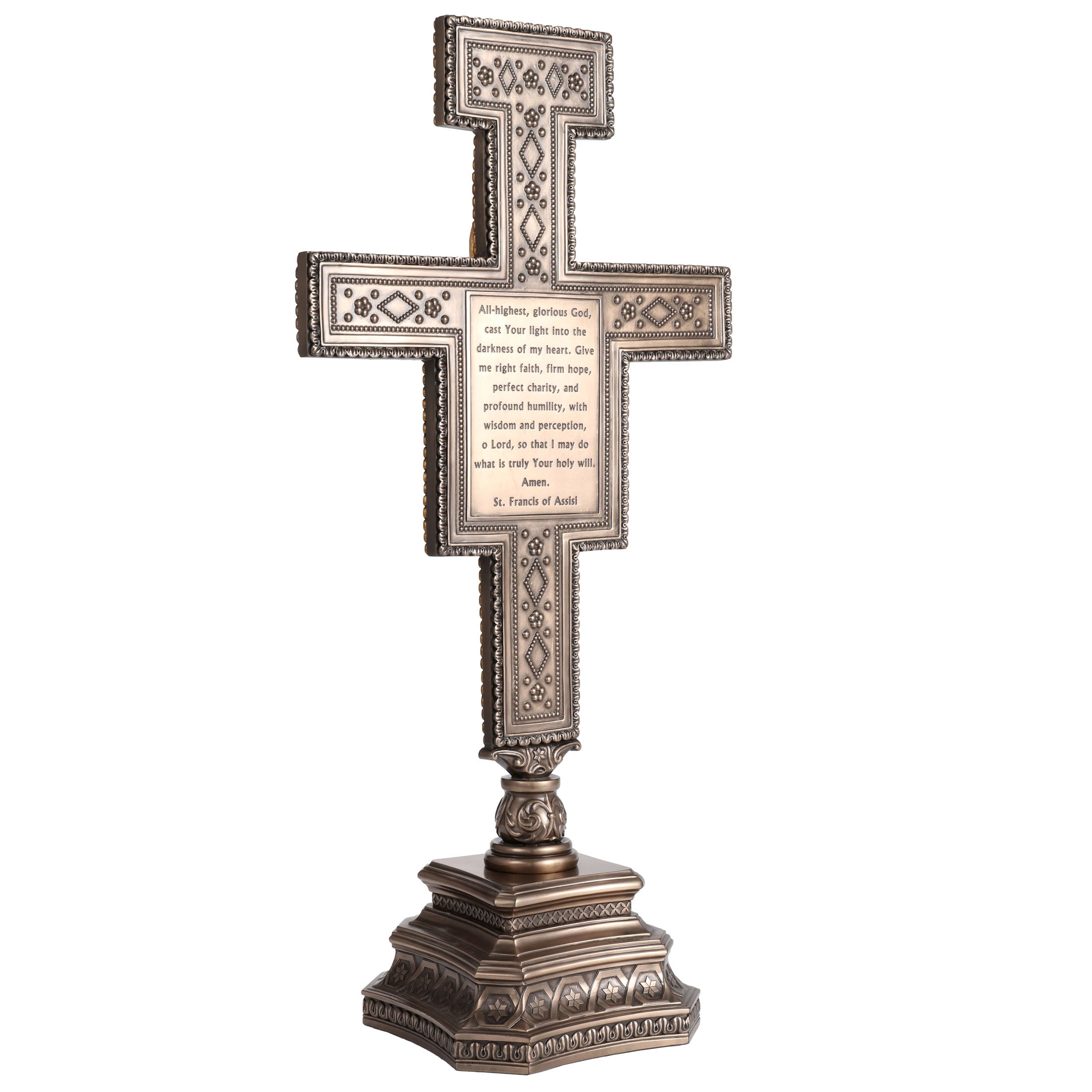 San Damiano Crucifix On Stand 22"