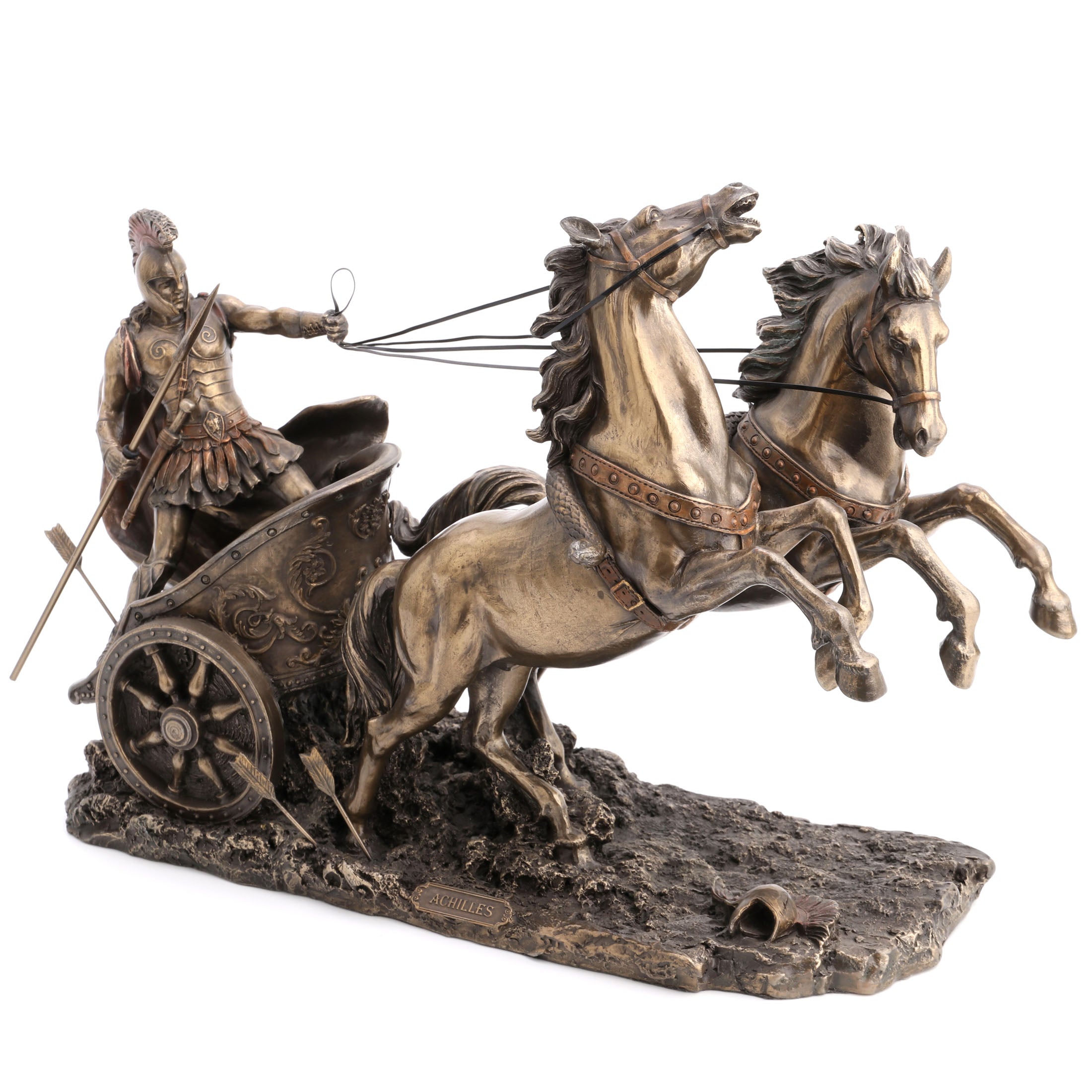 Achilles On Two Horse Chariot