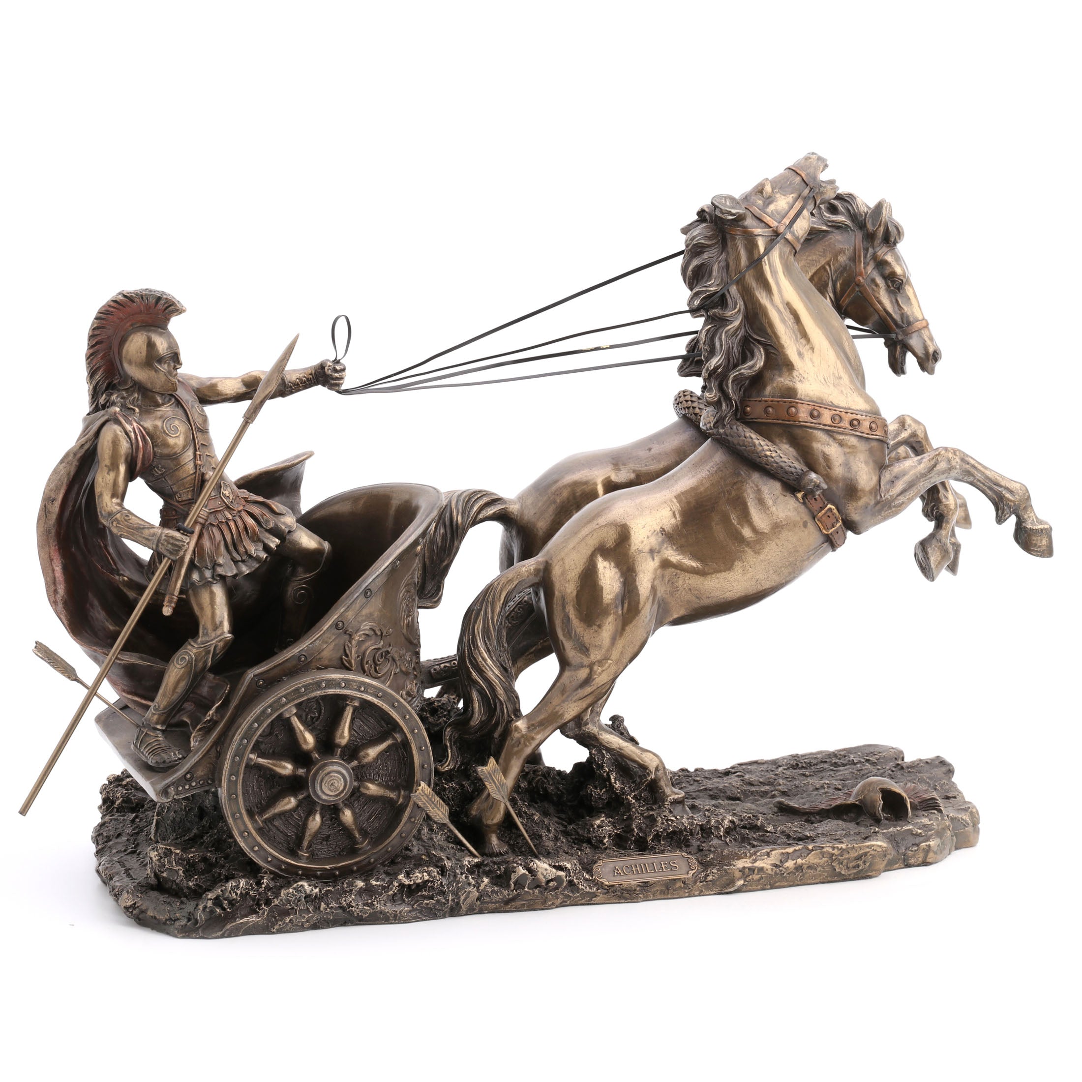 Achilles On Two Horse Chariot