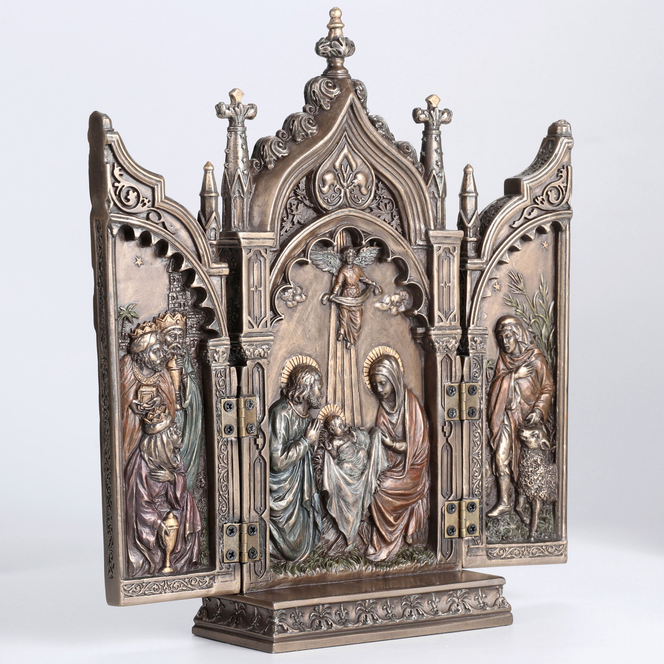 Nativity In Cathedral Triptych