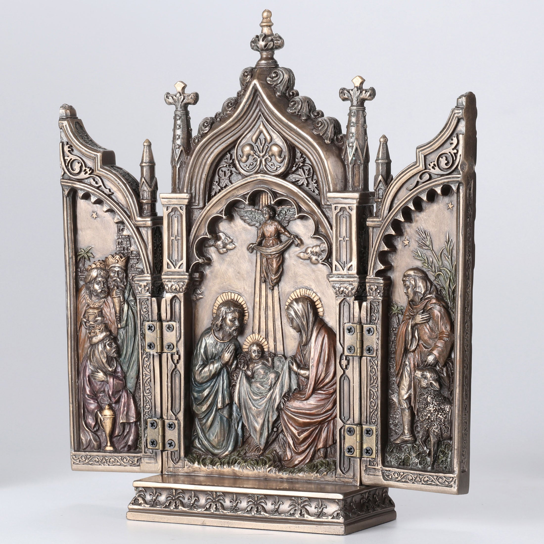 Nativity In Cathedral Triptych
