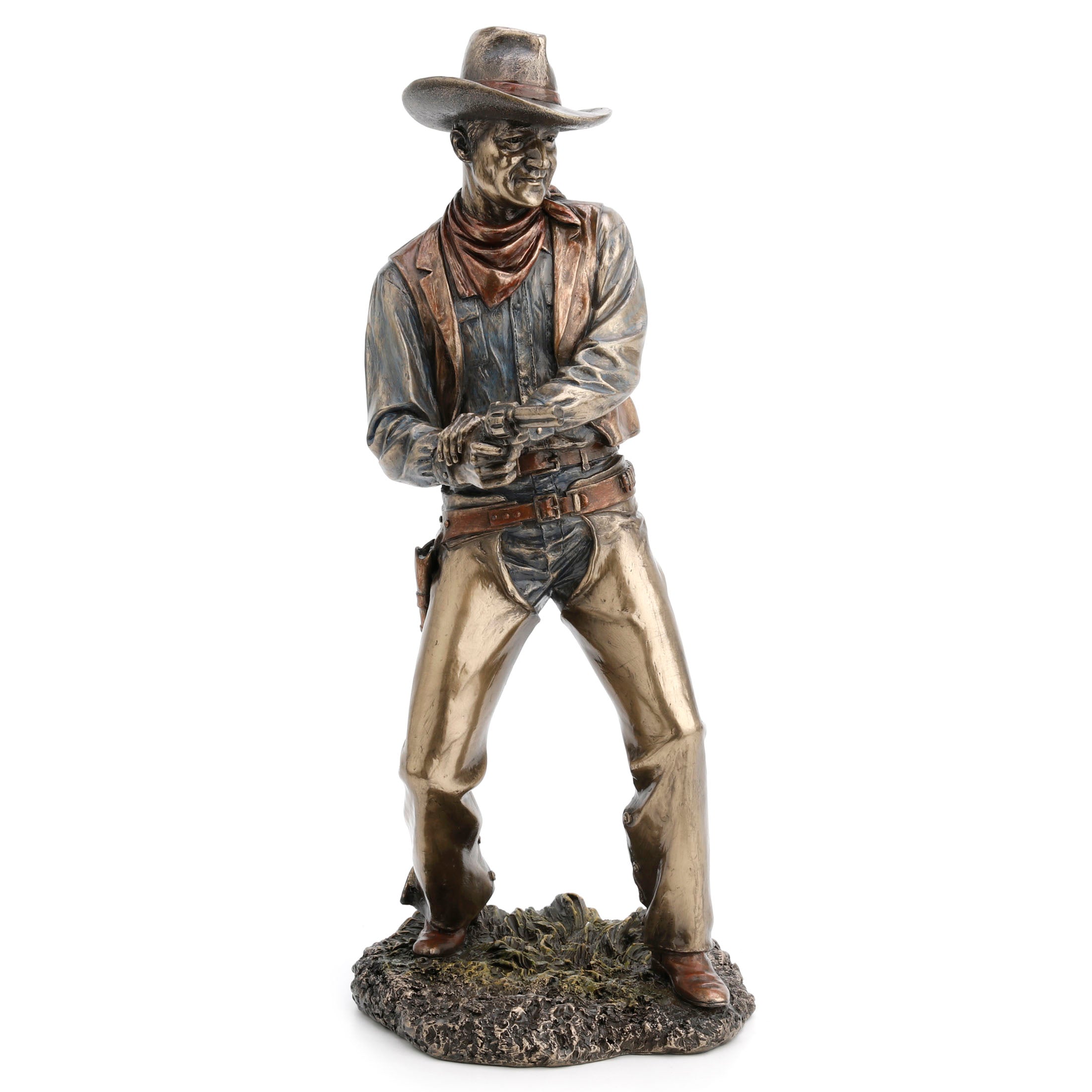 Cowboy Firing A Pistol