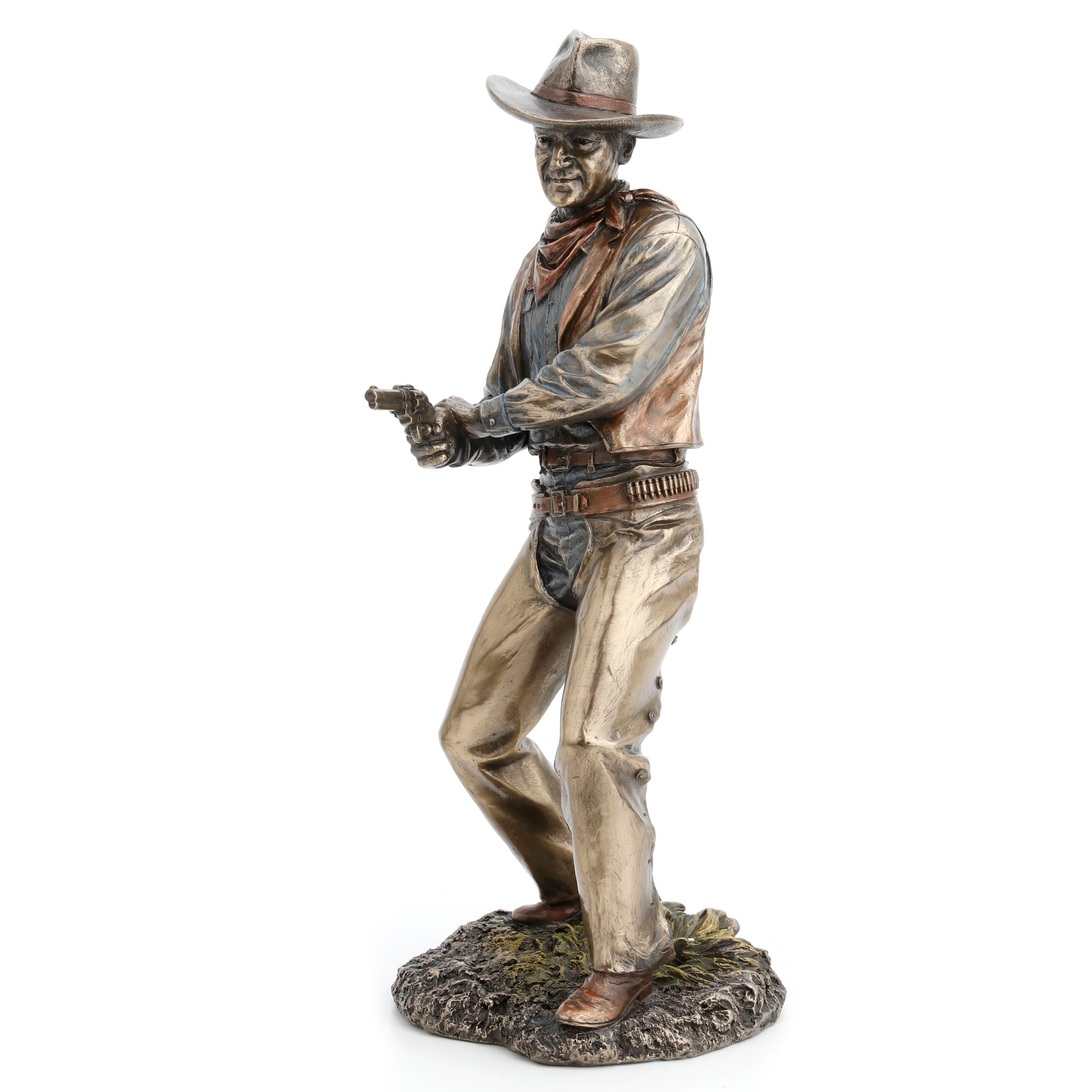 Cowboy Firing A Pistol