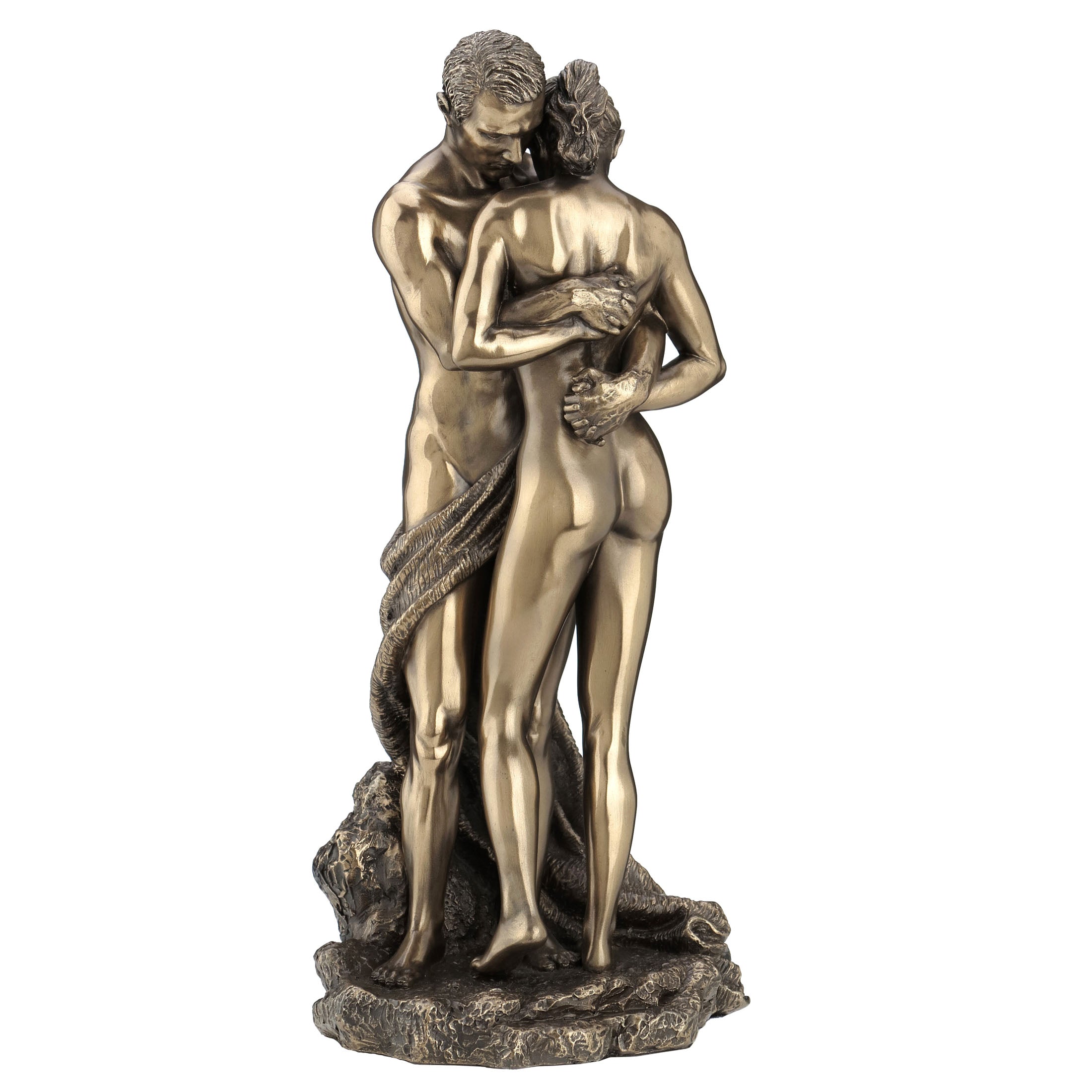 The Lovers Hands On The Back Of Woman