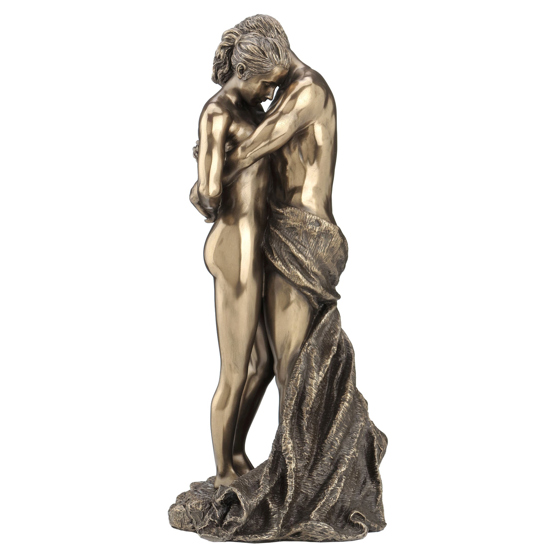 The Lovers Hands On The Back Of Woman