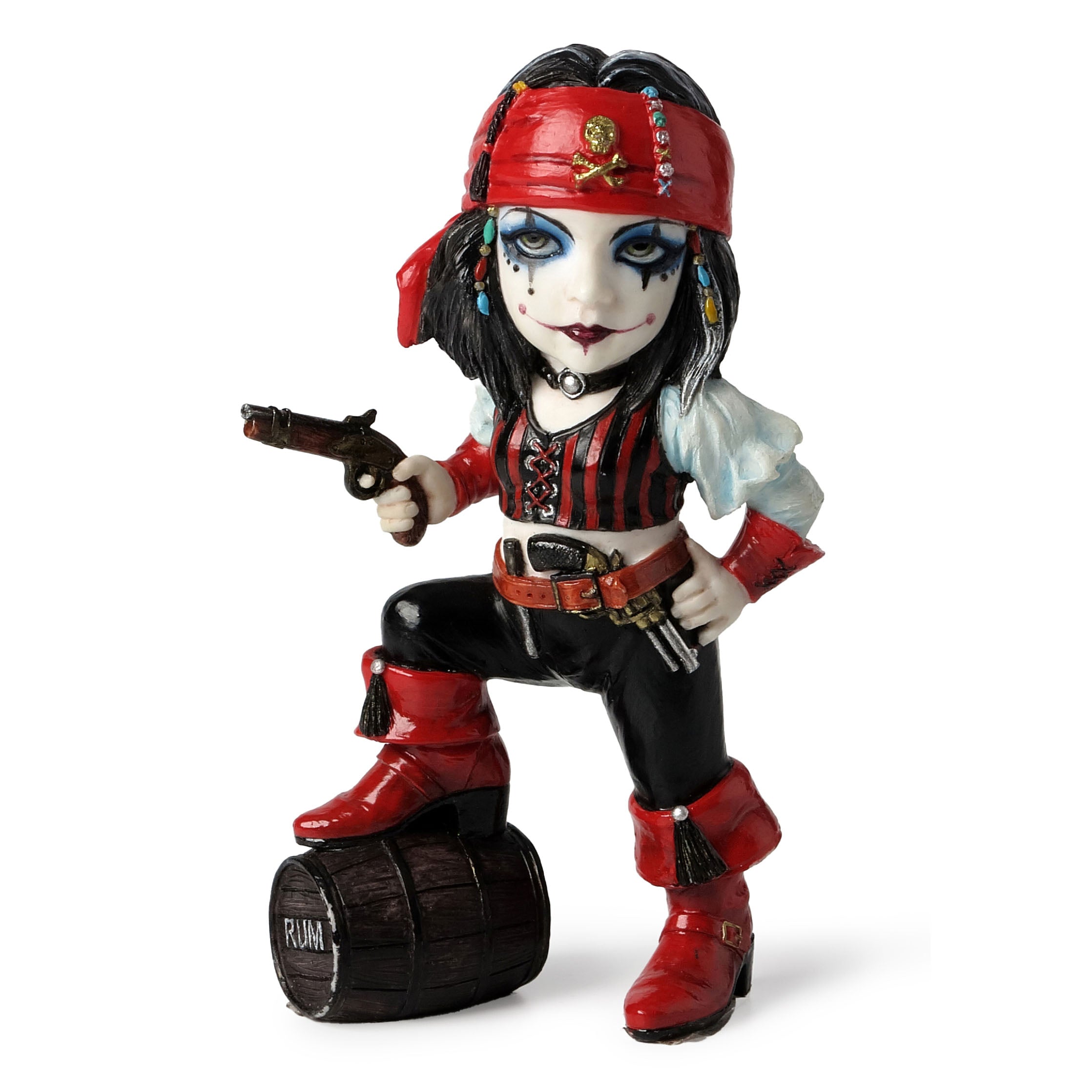 Cosplay Kids Pirate Girl With A Barrel Of Rum