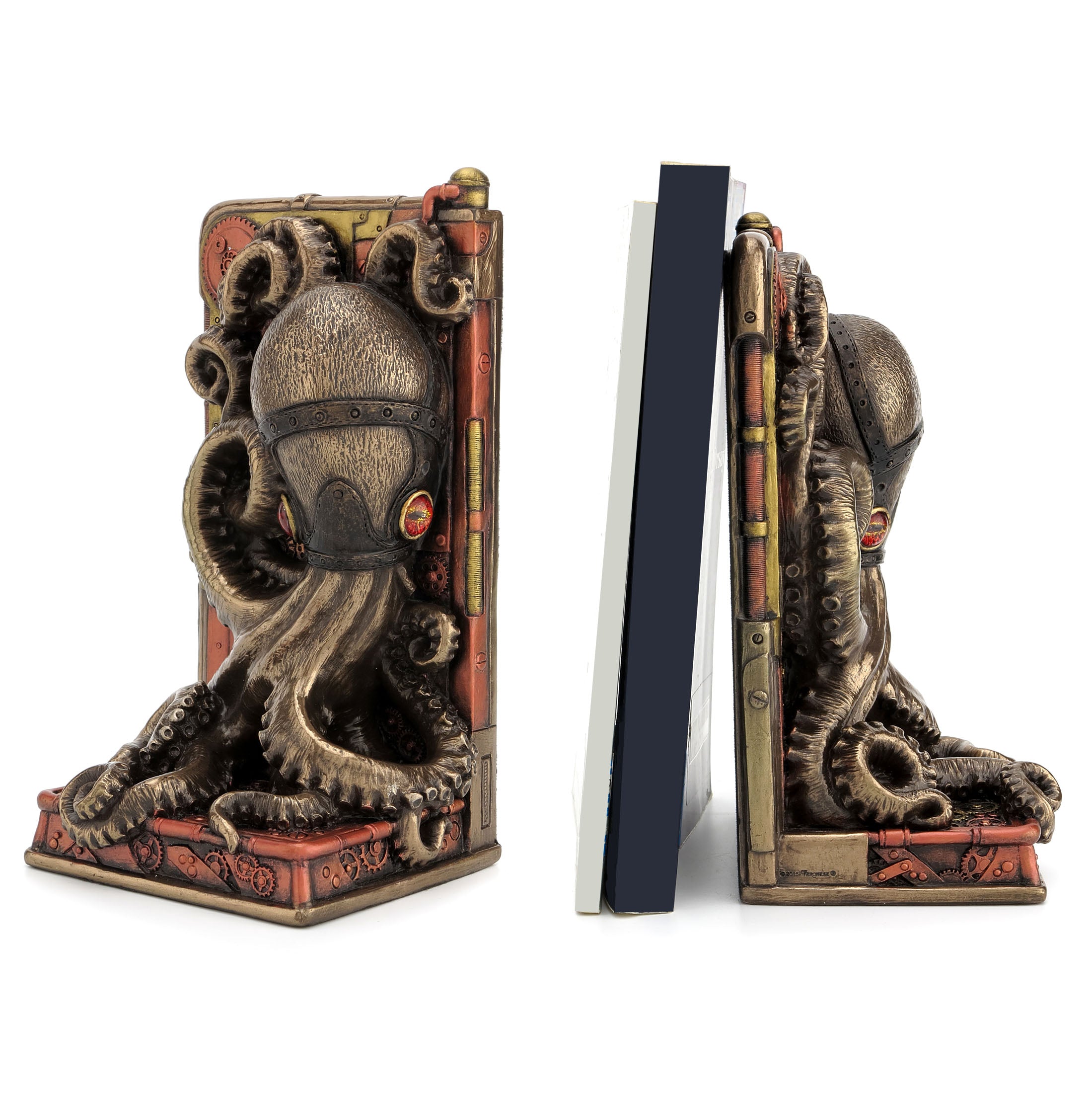 Steampunk Octopus Bookend (Single Bookend)