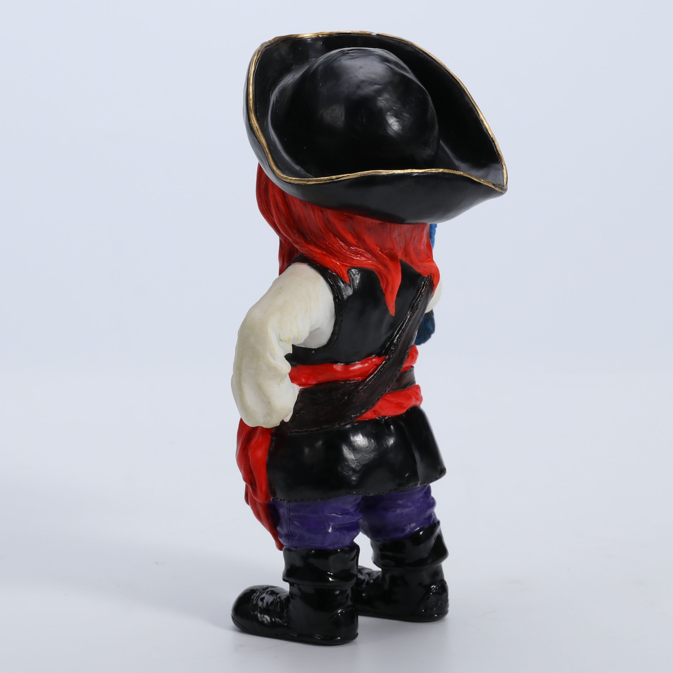 Cosplay Kids Pirate Captain With Eye Patch And Parakeet