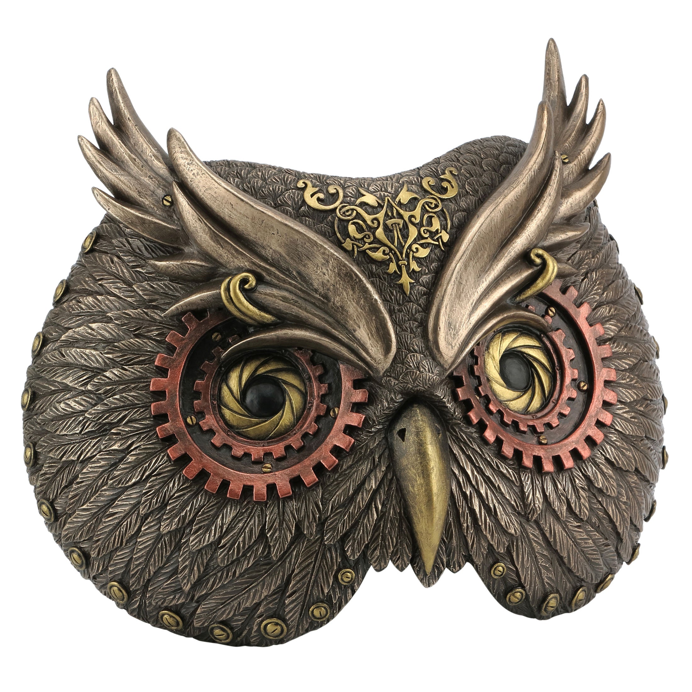 Steampunk Owl Mask Wall Plaque