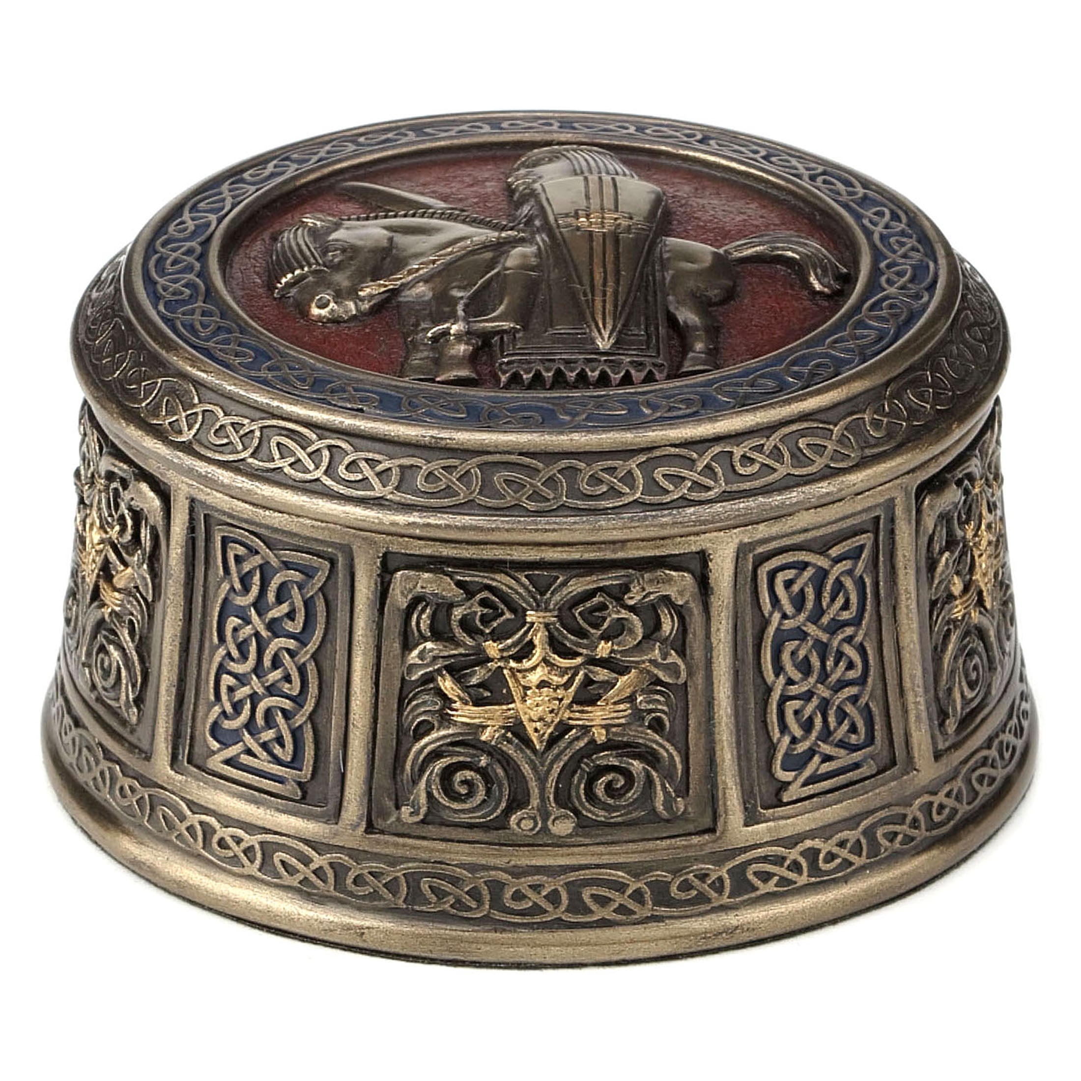 Celtic Isle Of Lewis Knight Trinket Box