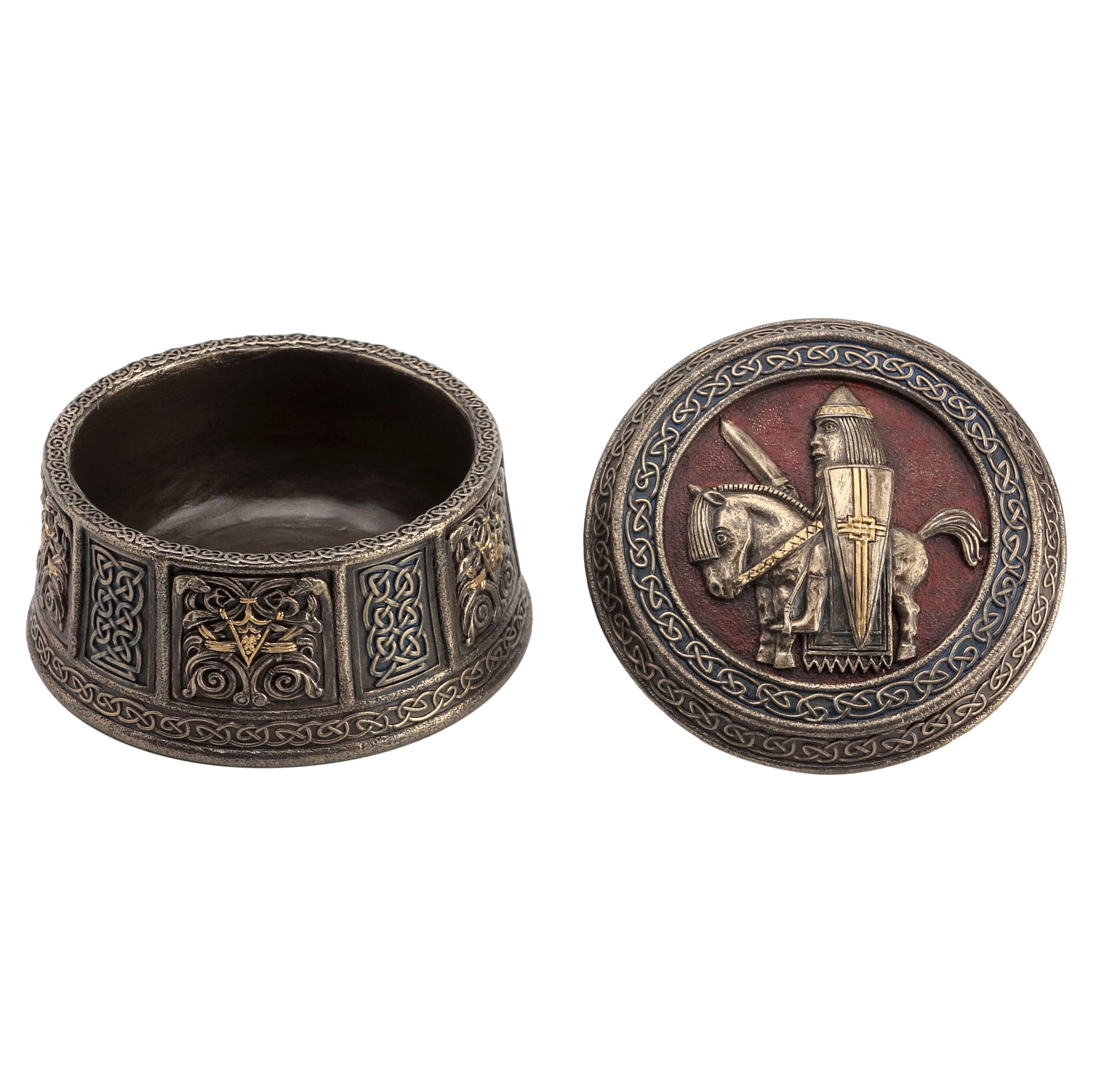 Celtic Isle Of Lewis Knight Trinket Box