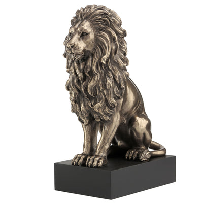 Lion Sitting On Plinth