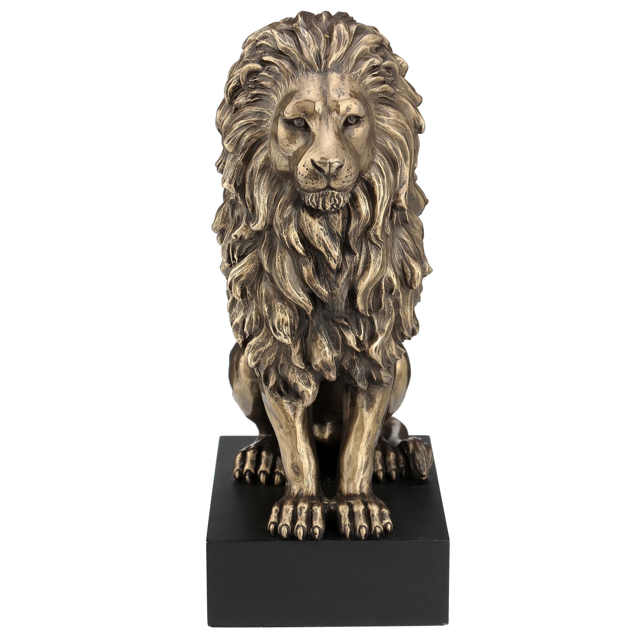Lion Sitting On Plinth