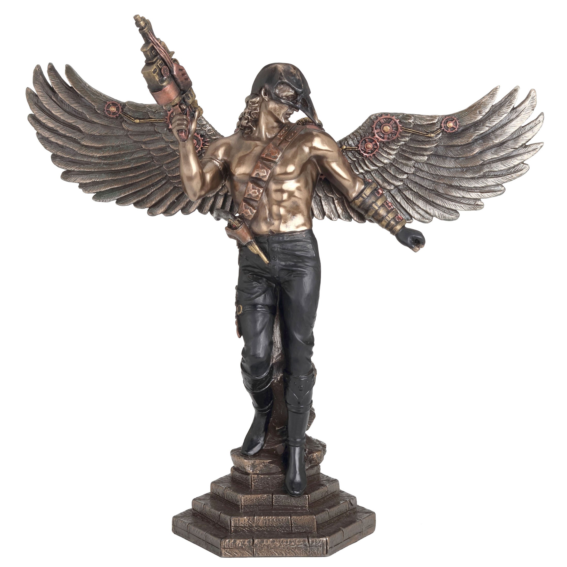Crow Masked Winged Steampunk Warrior