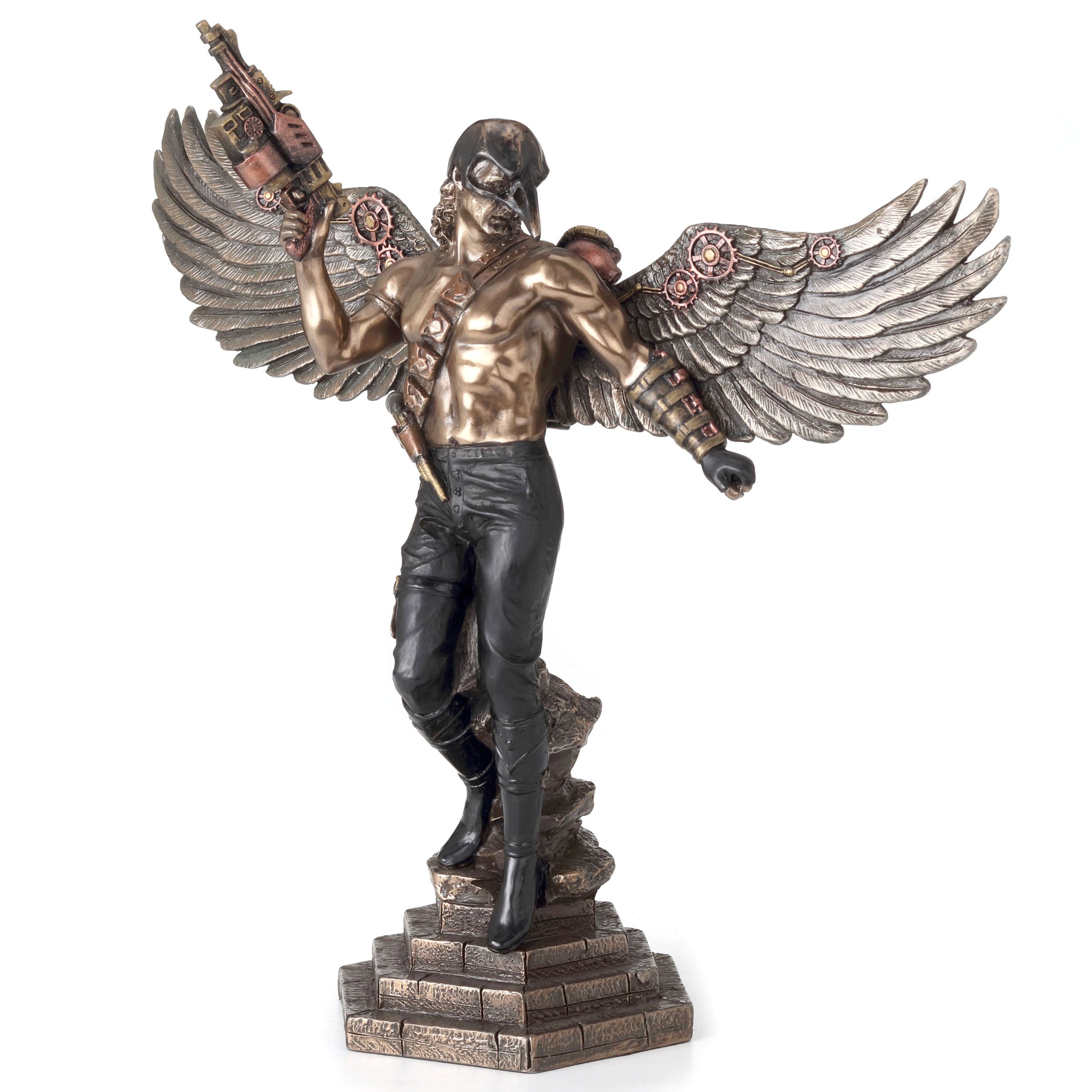 Crow Masked Winged Steampunk Warrior
