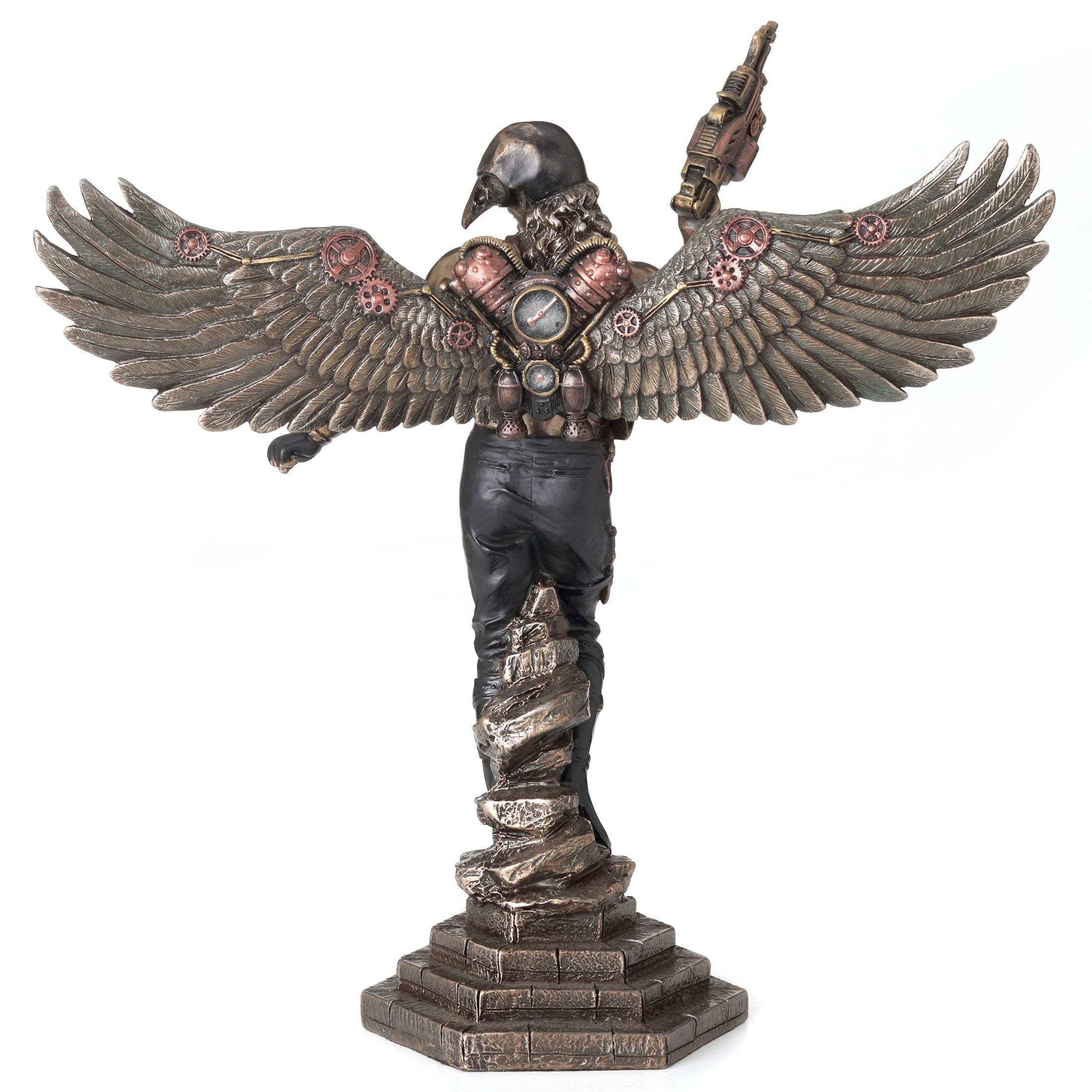 Crow Masked Winged Steampunk Warrior