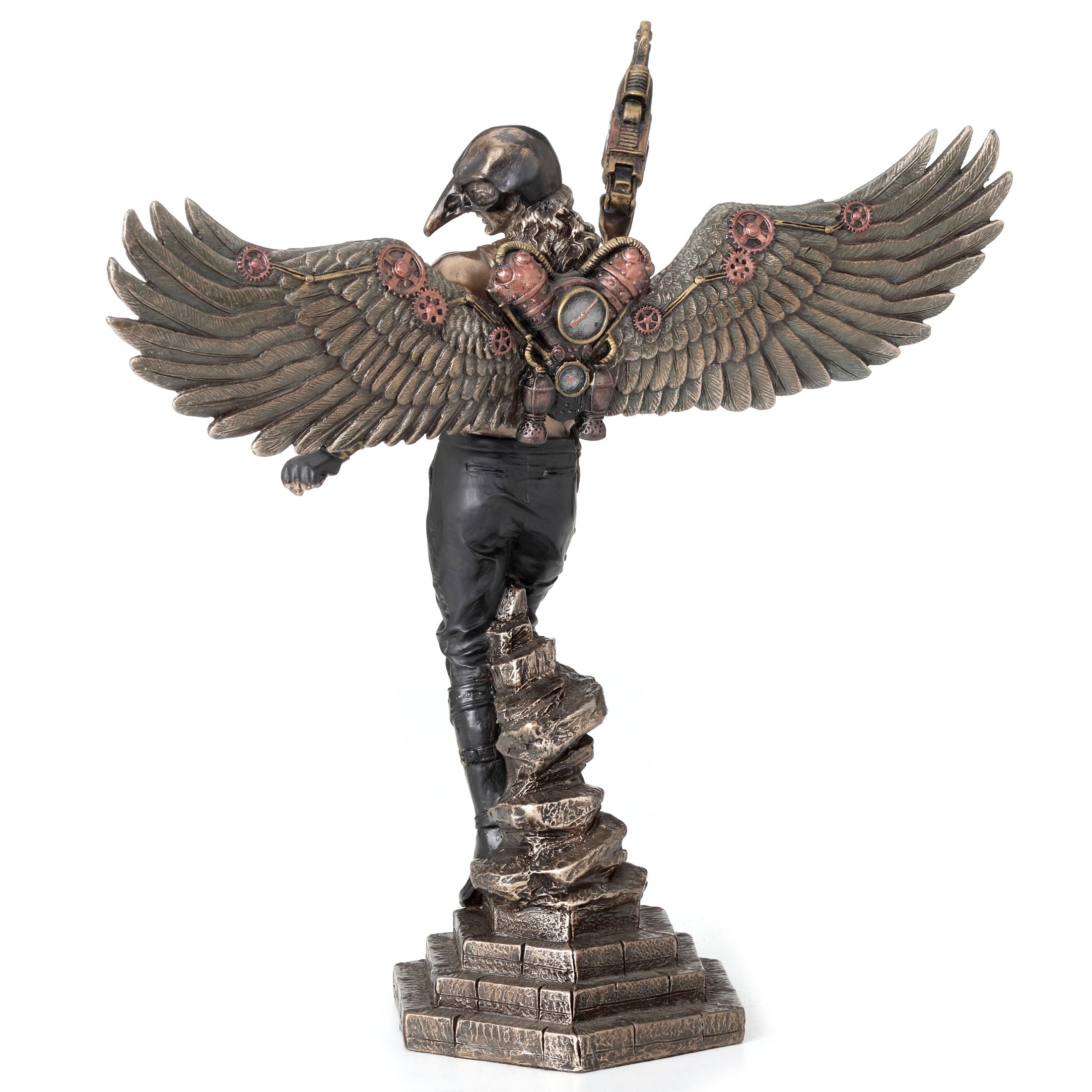 Crow Masked Winged Steampunk Warrior