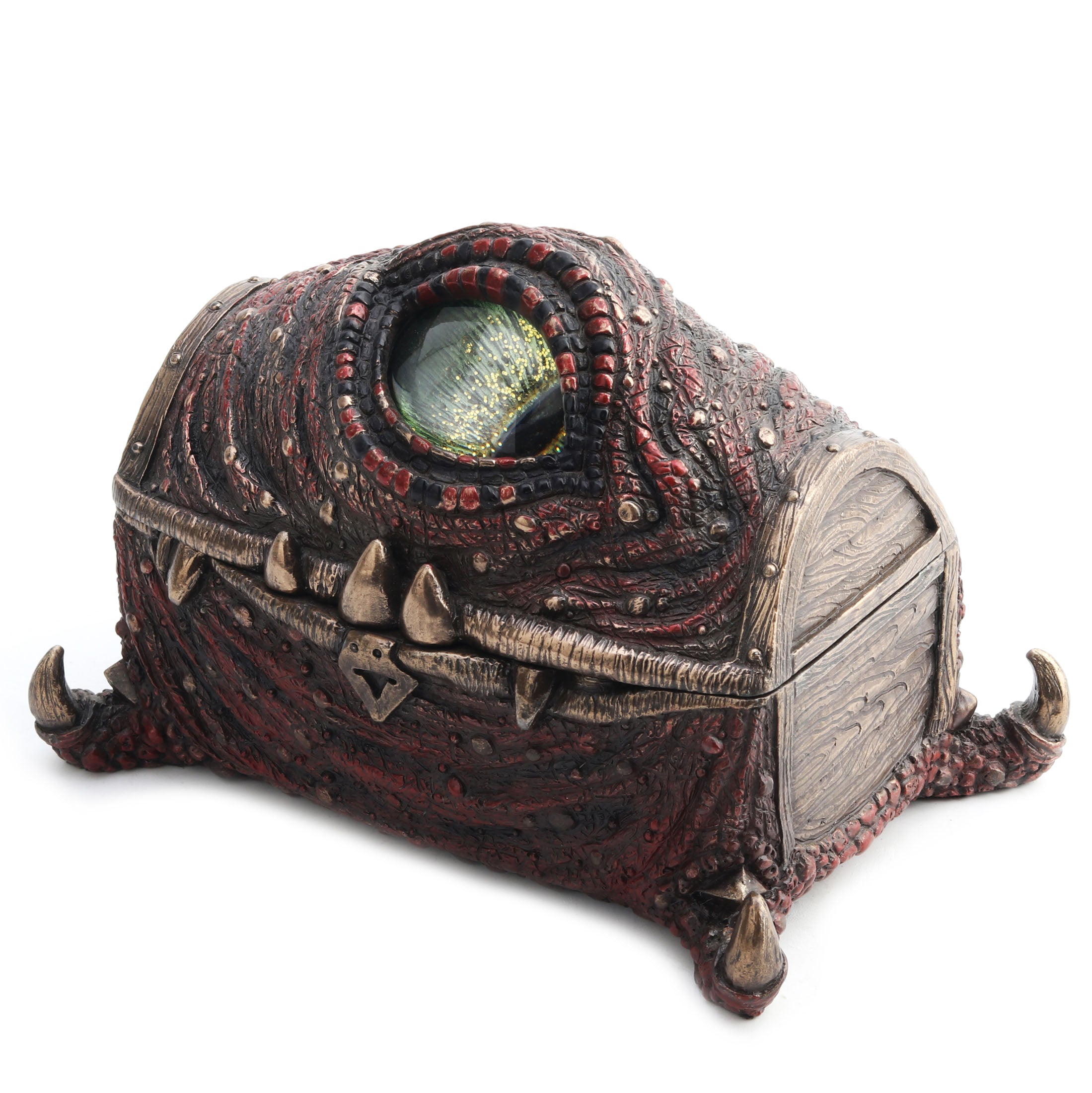 Mimic Chest Dragon Eye Tabletop Dice Storage Box