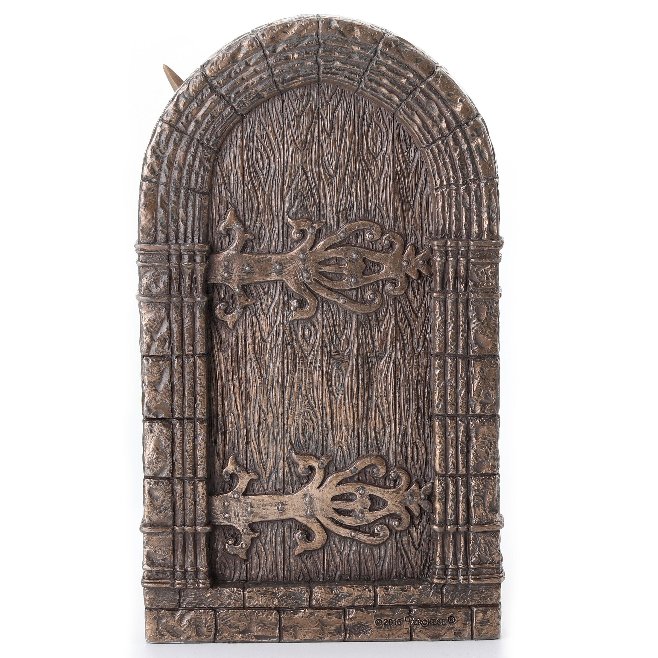Armored Maltese Crusader With Sword And Shield Guarding Door Bookend (Single Bookend)