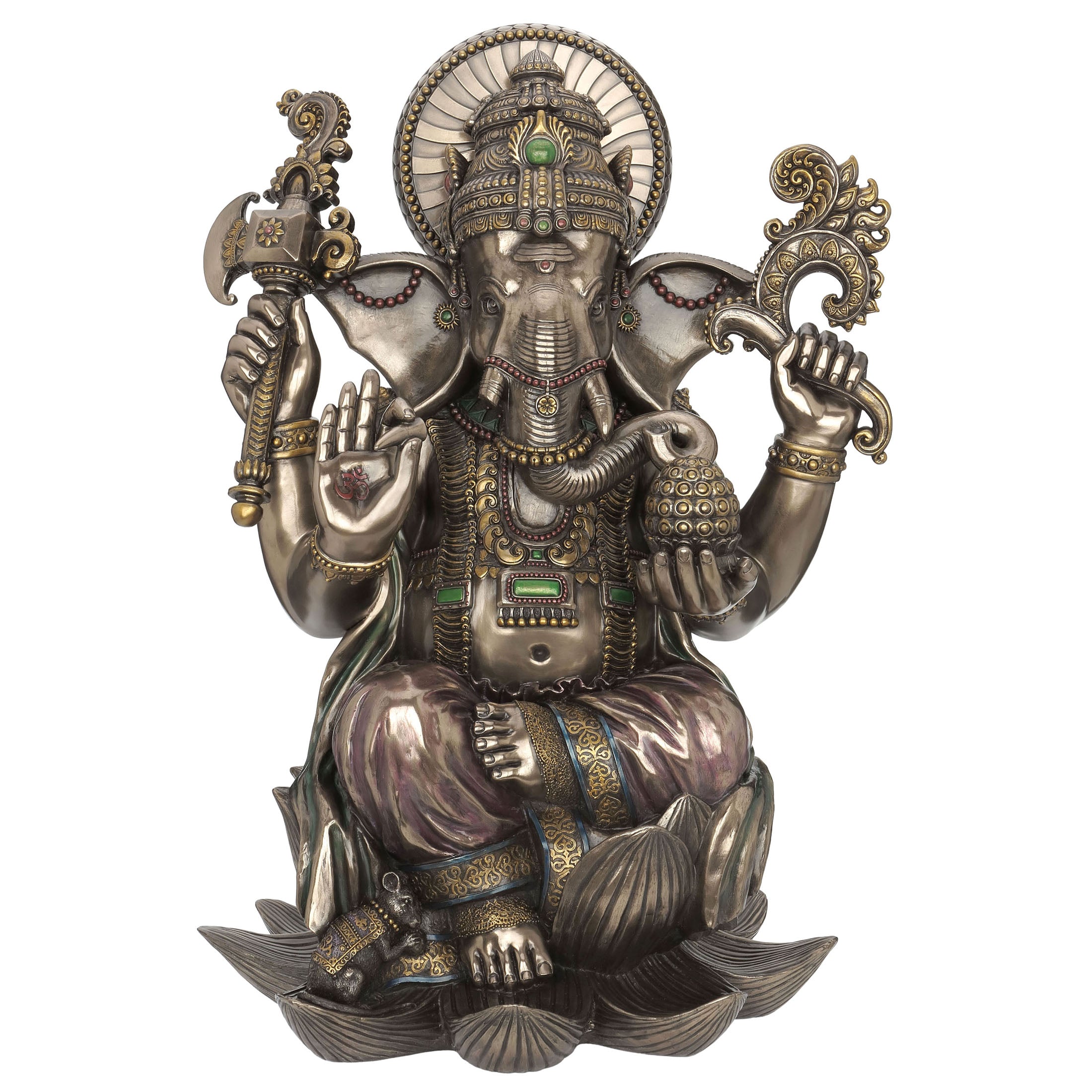 Lord Ganesha Sitting On Lotus (24 Inch)