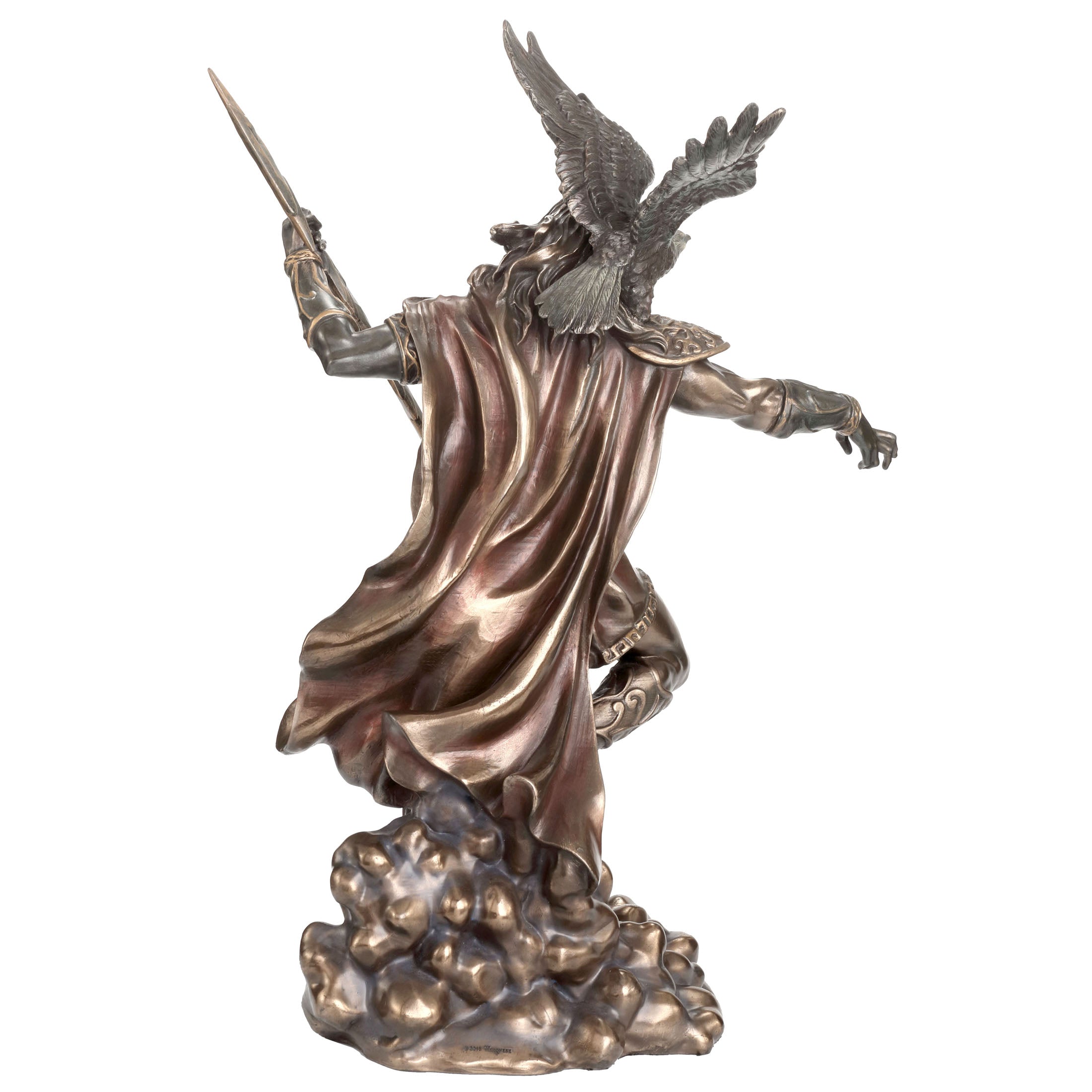 Zeus Holding Thunderbolt With Eagle 50Cm