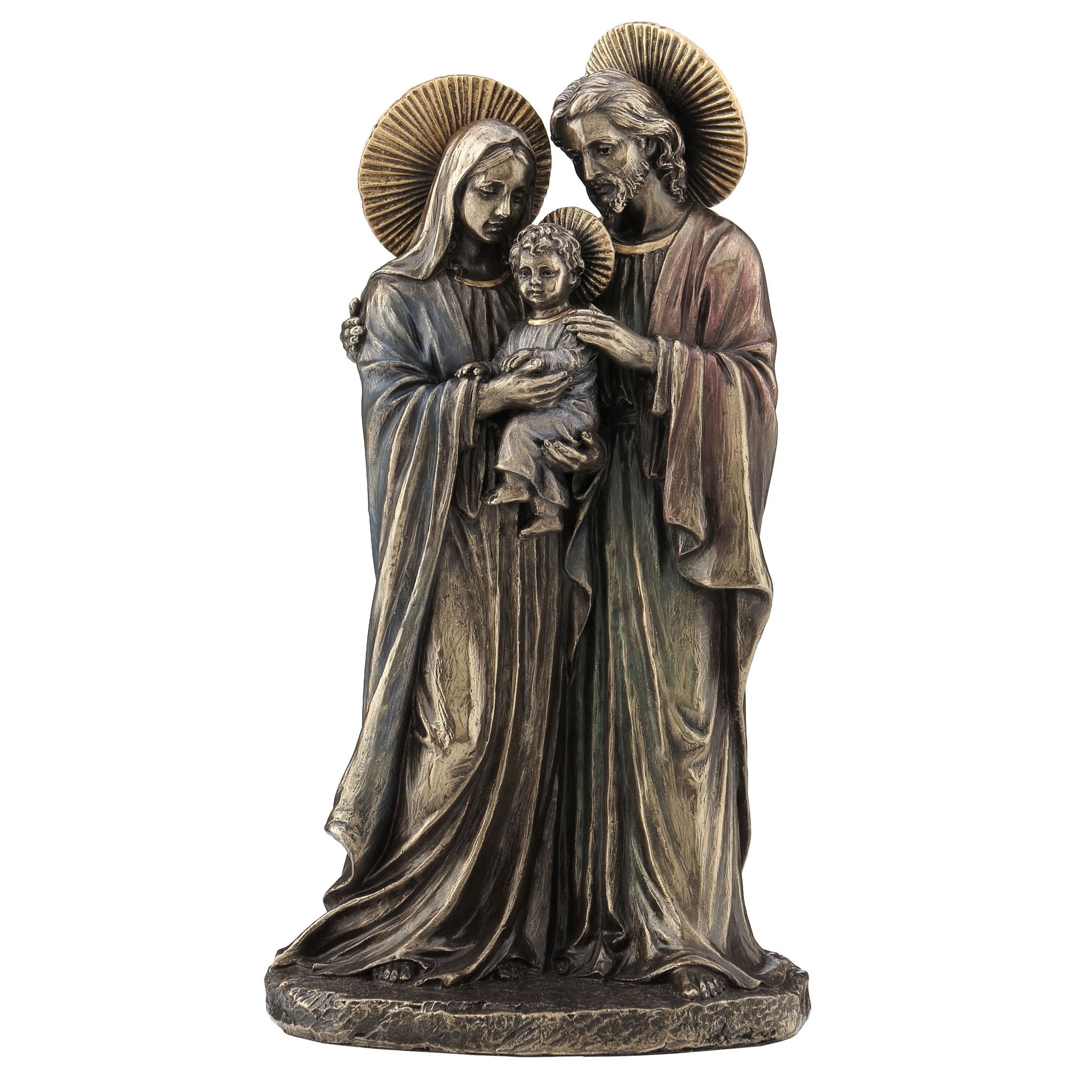 Holy Family Joseph And Mary Holding Young Jesus
