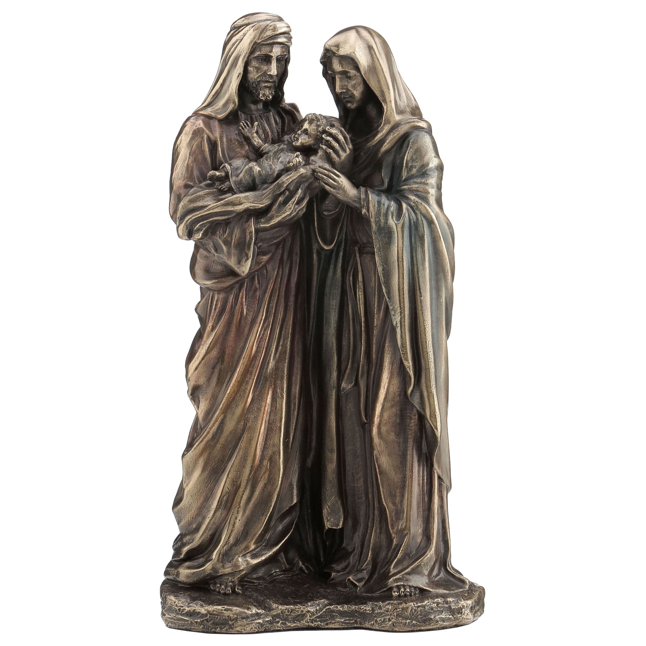 Holy Family Joseph And Mary Holding Baby Jesus