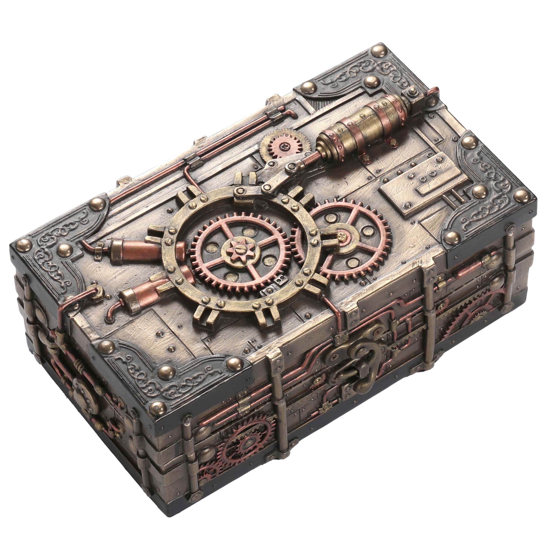 Steampunk Jewelry Box With Lock