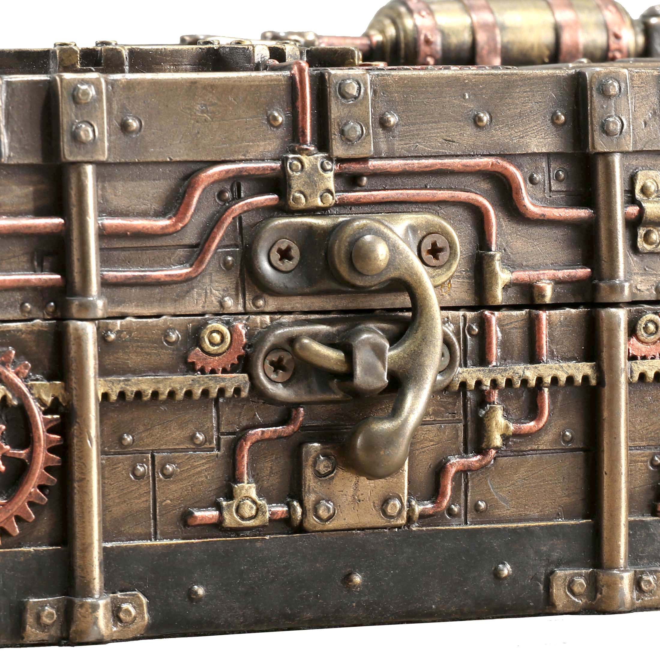Steampunk Jewelry Box With Lock