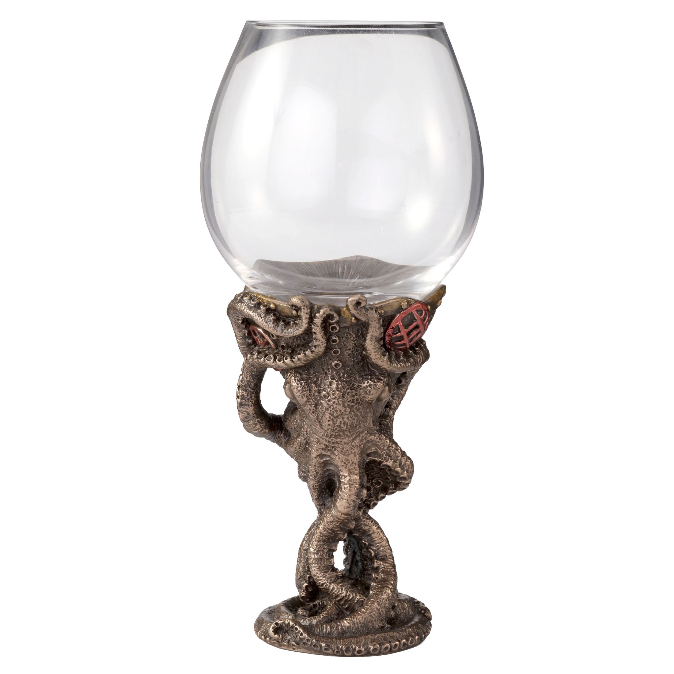 Steampunk Octopus Tentacle Wine Glass
