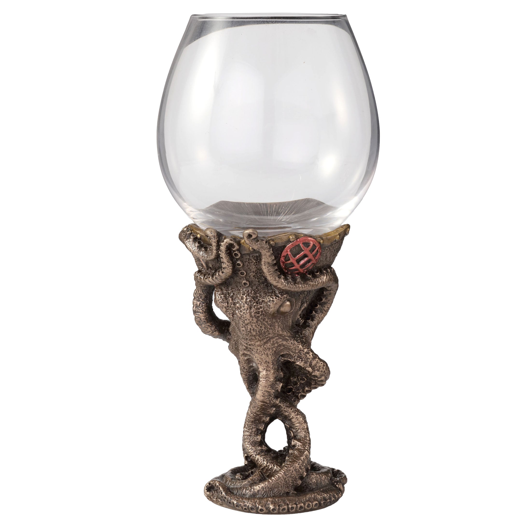 Steampunk Octopus Tentacle Wine Glass