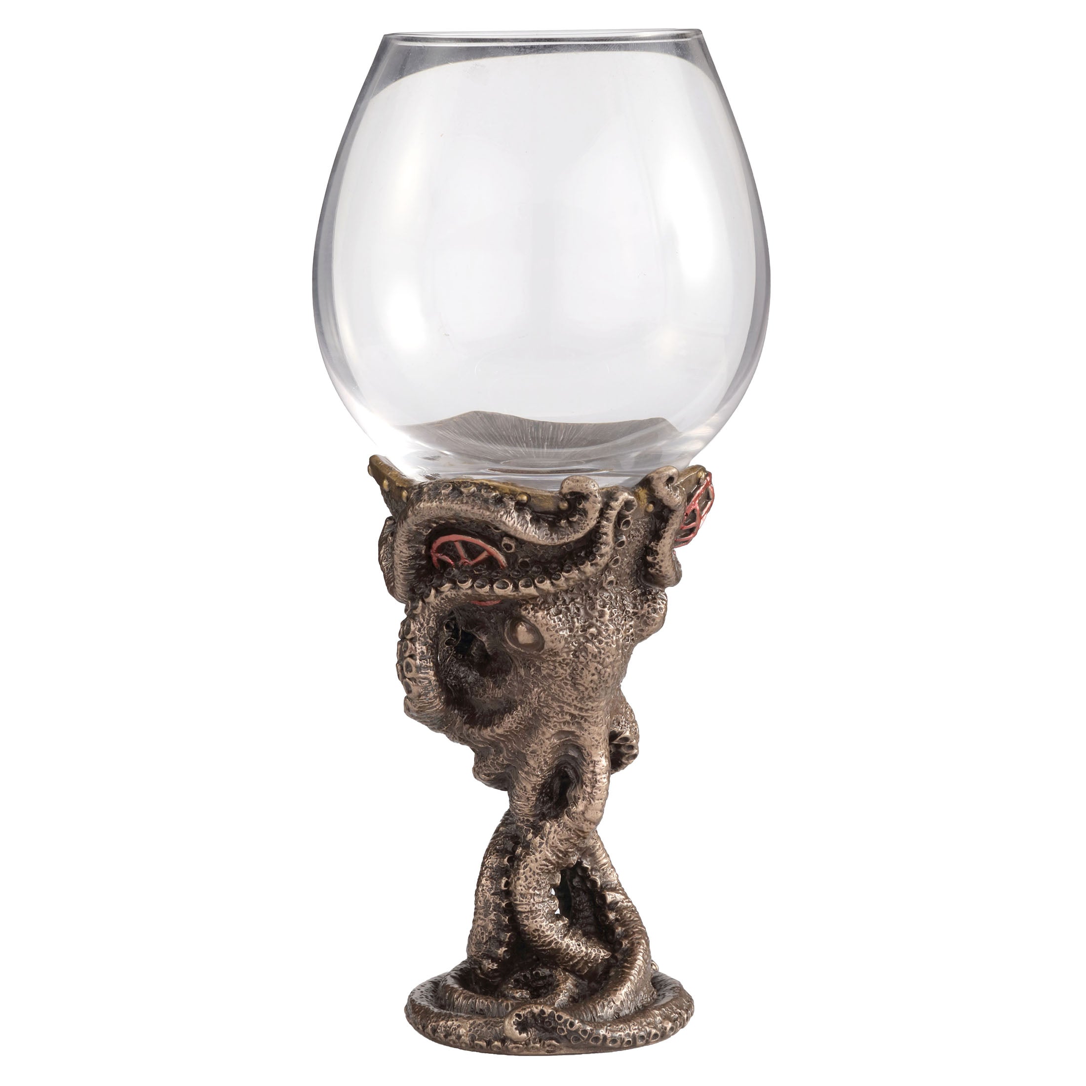 Steampunk Octopus Tentacle Wine Glass